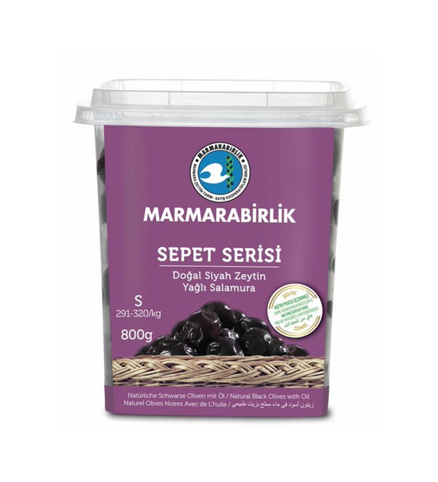 Marmarabirlik Special Black Olives 800 gr
