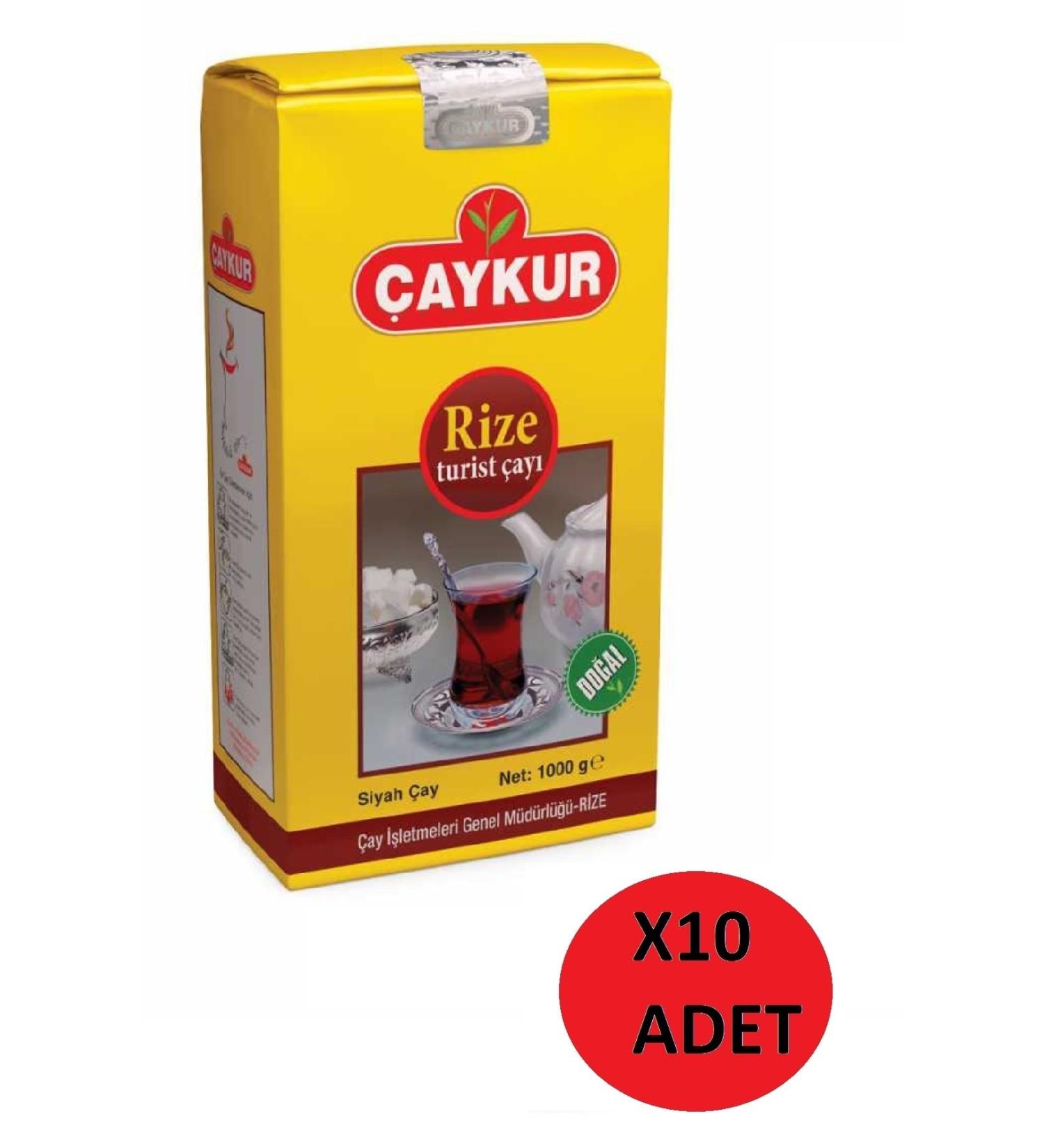 Caykur Rize Tourist 1000 Gr X 10 Pieces