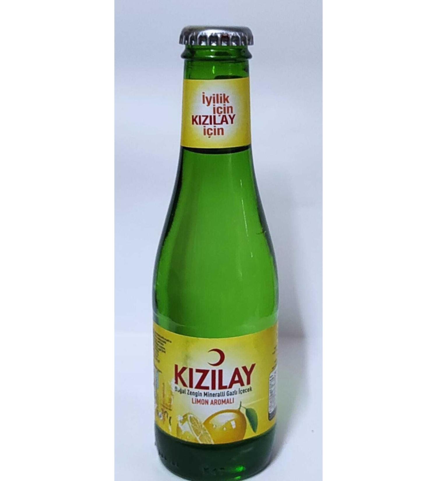 Red Crescent Lemon Flavored Mineral Water 200 Ml 24 L