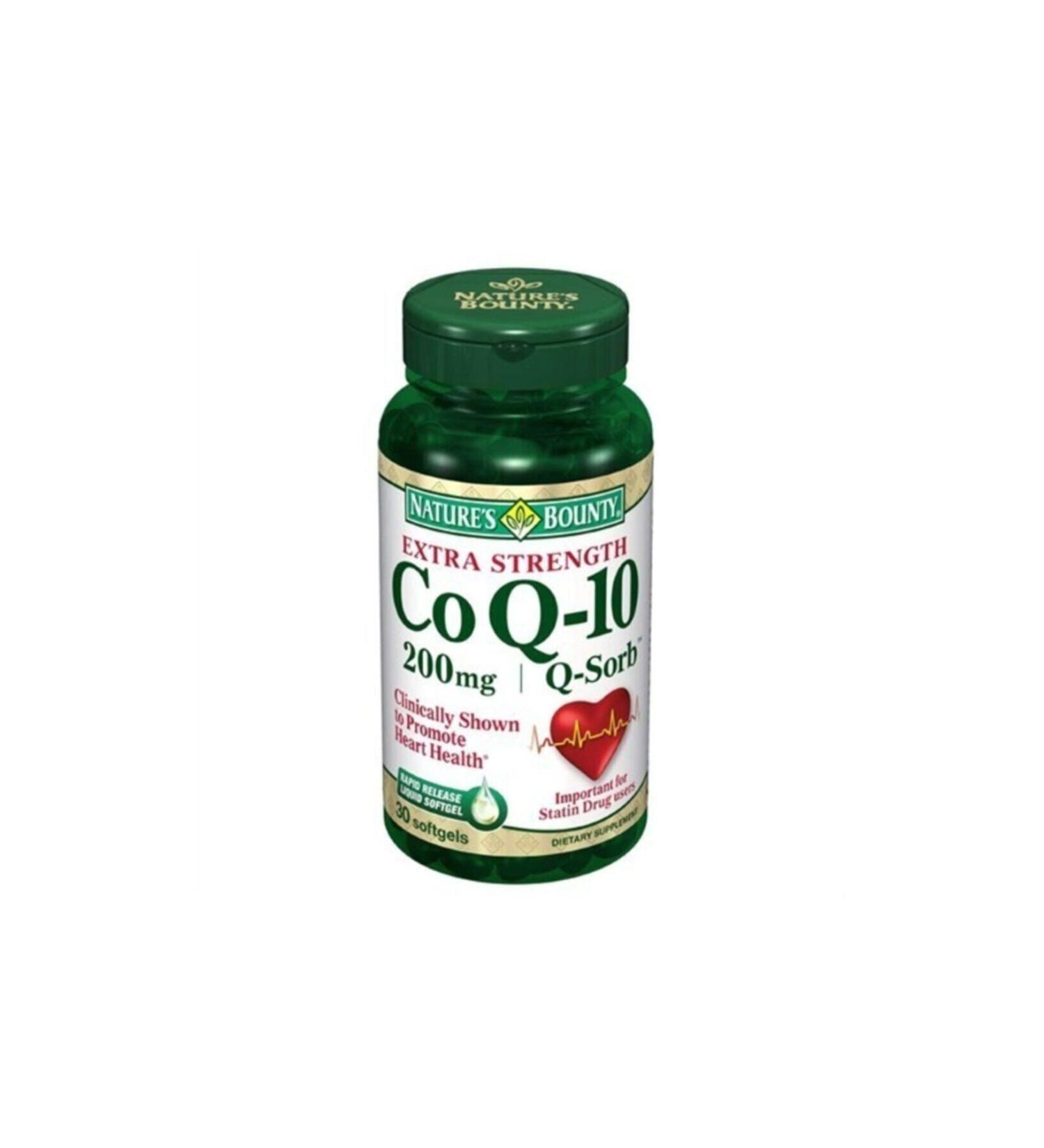 Natures Bounty Q-Sorb Coq-10 200 Mg 30 Soft Gel