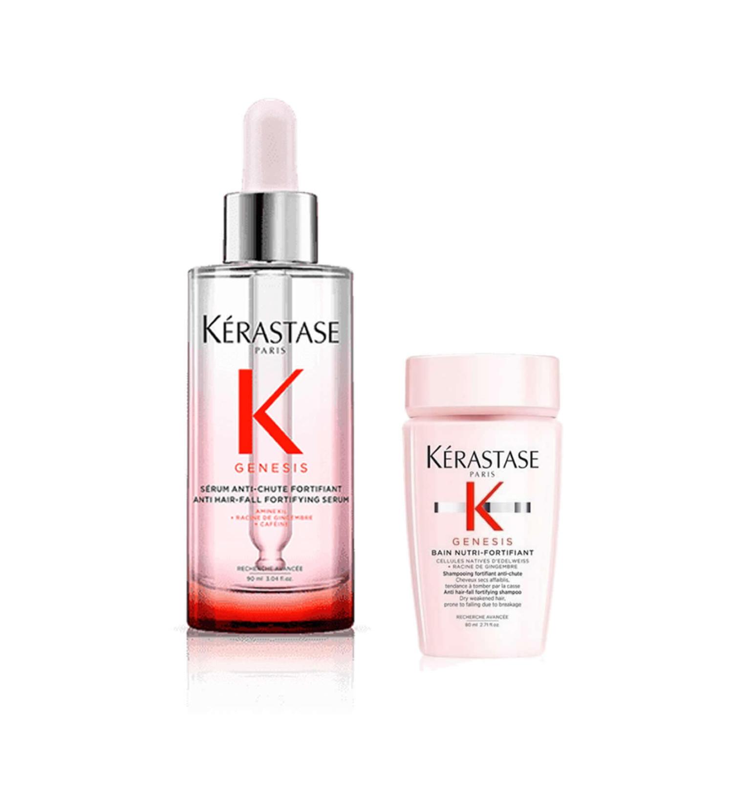 Kerastase Genesis Fortifiant Anti-Hair Loss Serum 90ml + Genesis Shampoo 80ml