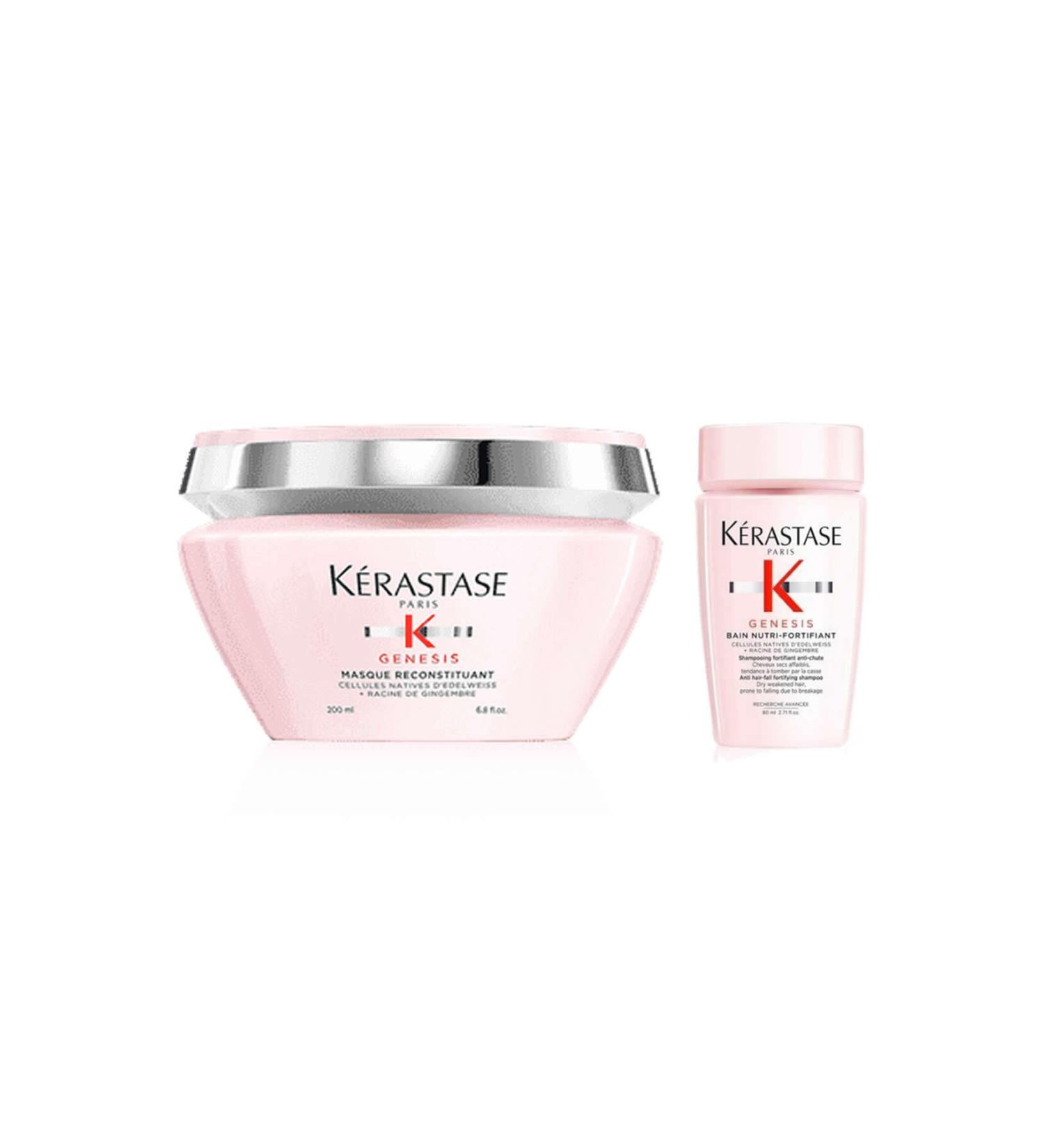 Kerastase Trusty Genesis Masque Reconstituant Hair Mask 200ml + Genesis Shampoo 80ml TR347