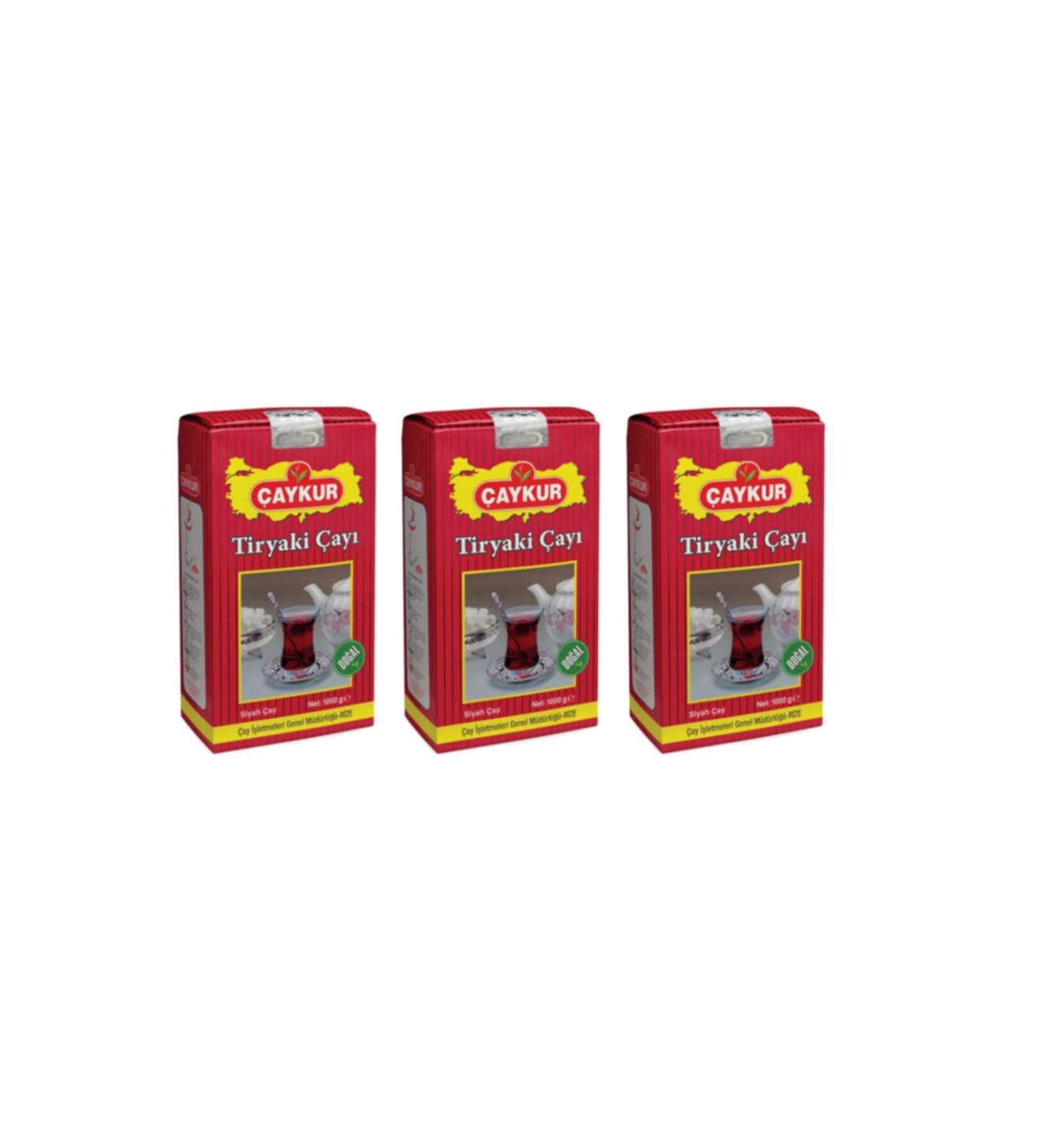 aykur Tiryaki Tea 1 Kg - 3 Pieces
