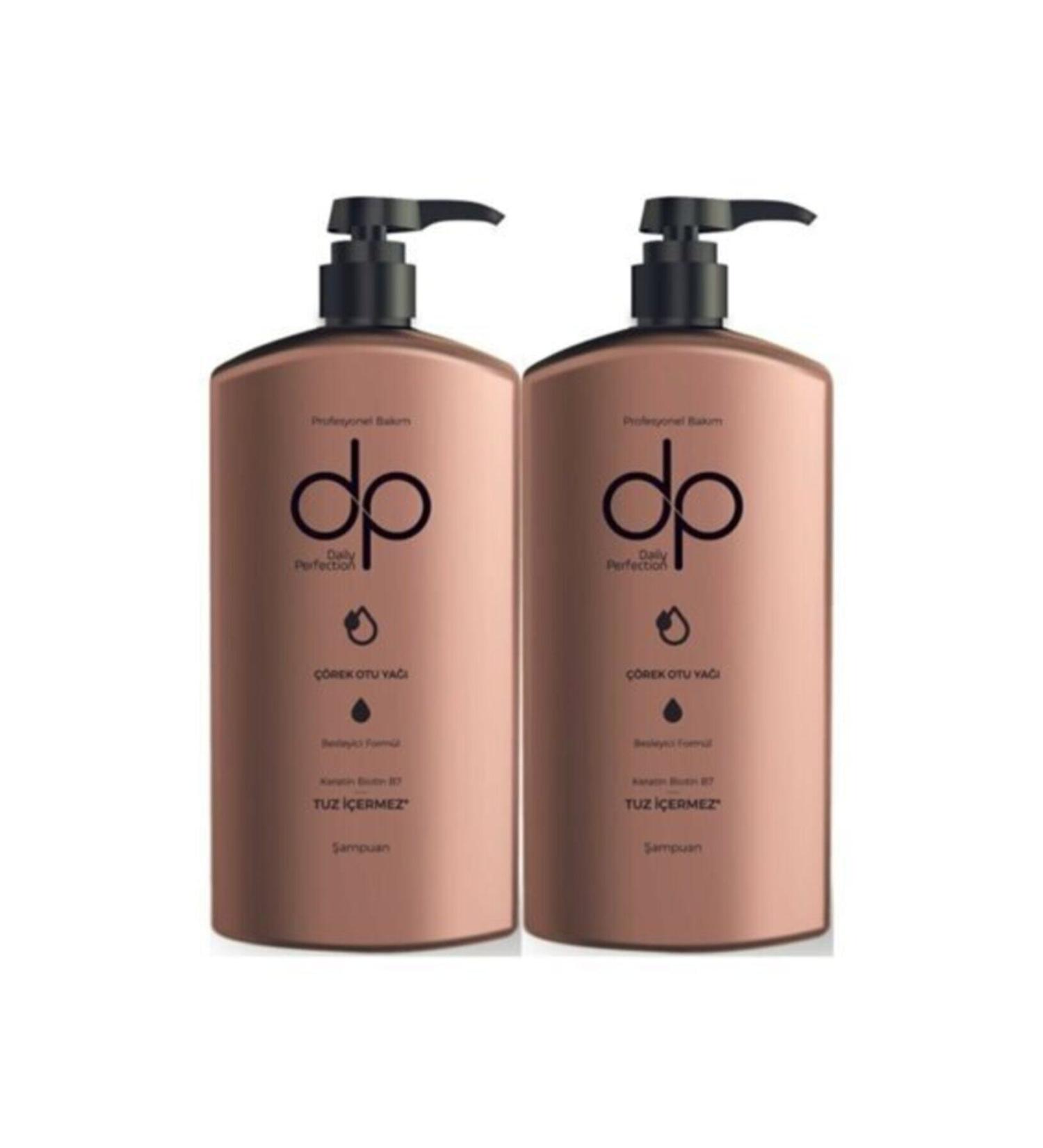 Dp's Daily Perfection Black Cumin Salt-Free Shampoo 800 Ml (2 Pieces)