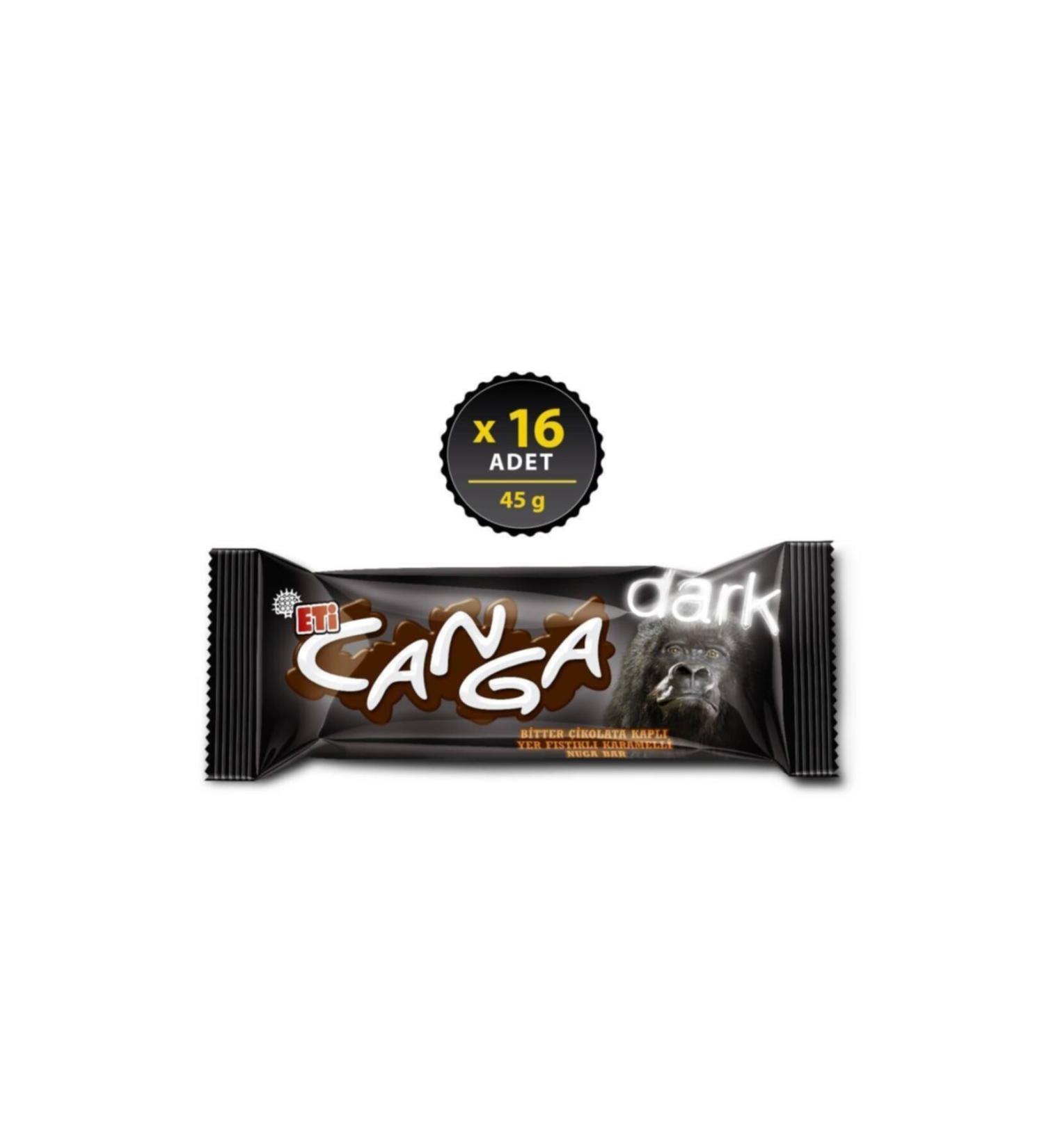 Eti Canga Dark 45 Gr X 16 Pieces - Buy Online on GoSupps.com