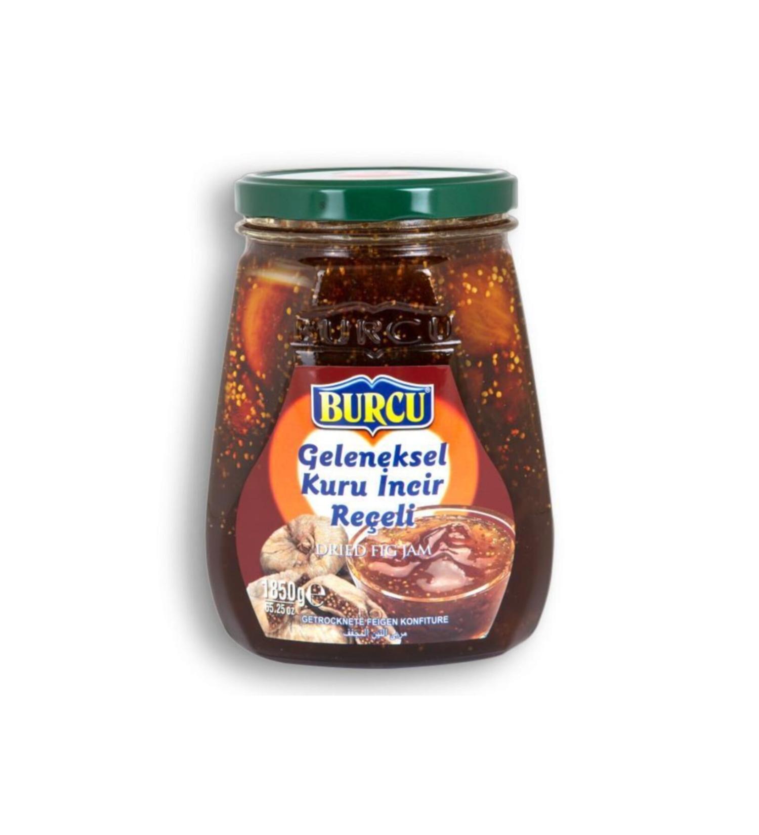 BURCU Dried Fig Jam 1.85 Kg Jar