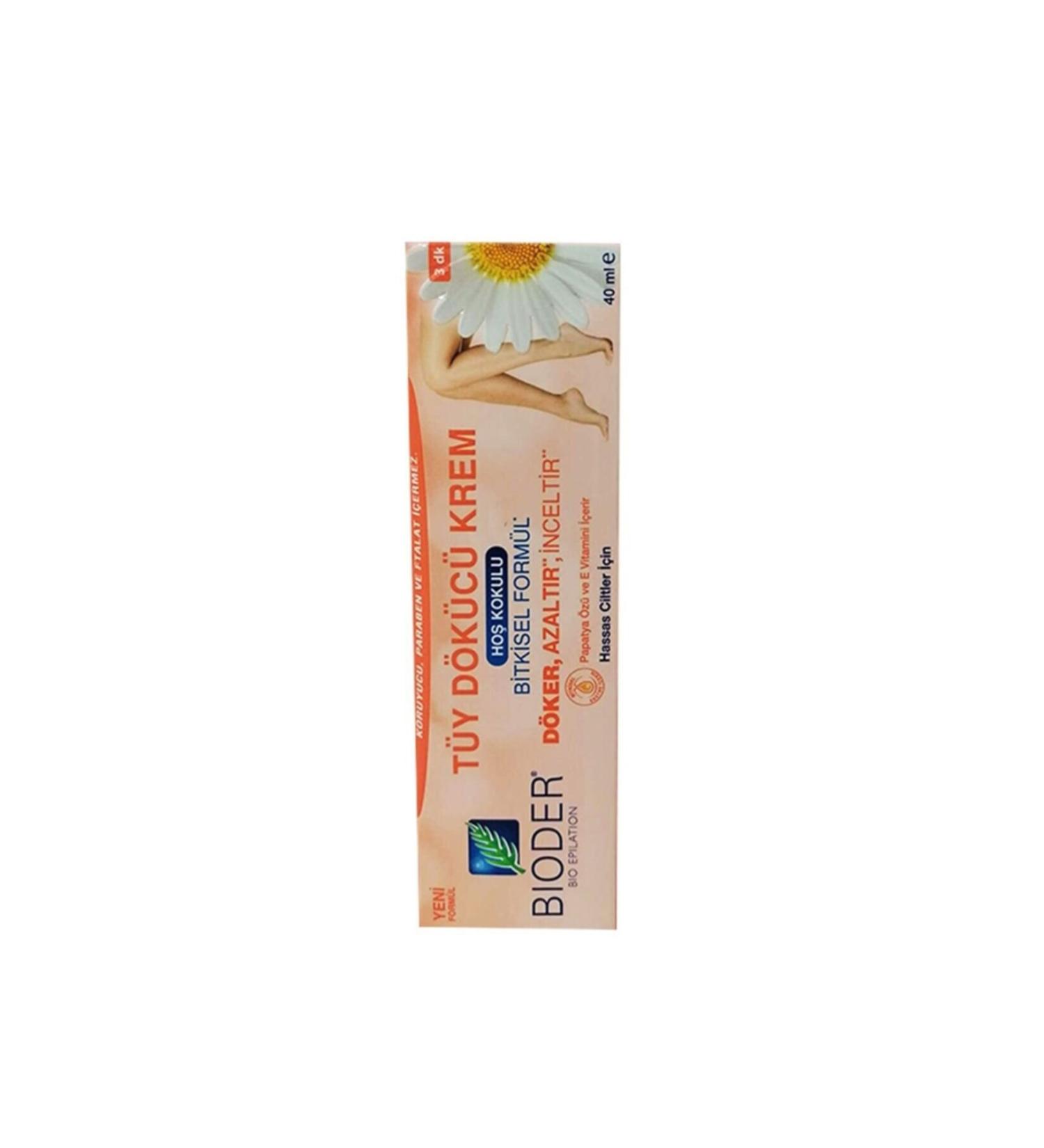 Bioder Hair Removal Cream Sensitive 40 Ml