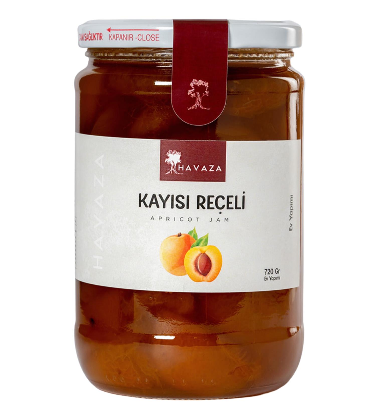 Havaza Apricot Jam - 720 Gr. (HOME MADE TRADITIONAL)
