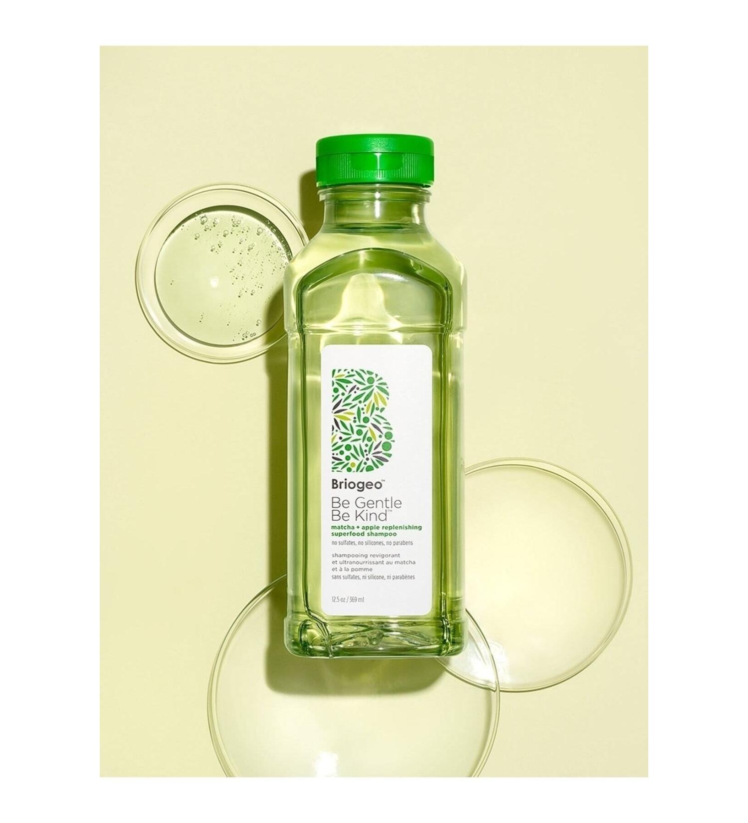 briogeo Be Gentle Be Kind Matcha + Apple Replenishing Superfood Shampoo Apple Shampoo Onrness Cosmetic
