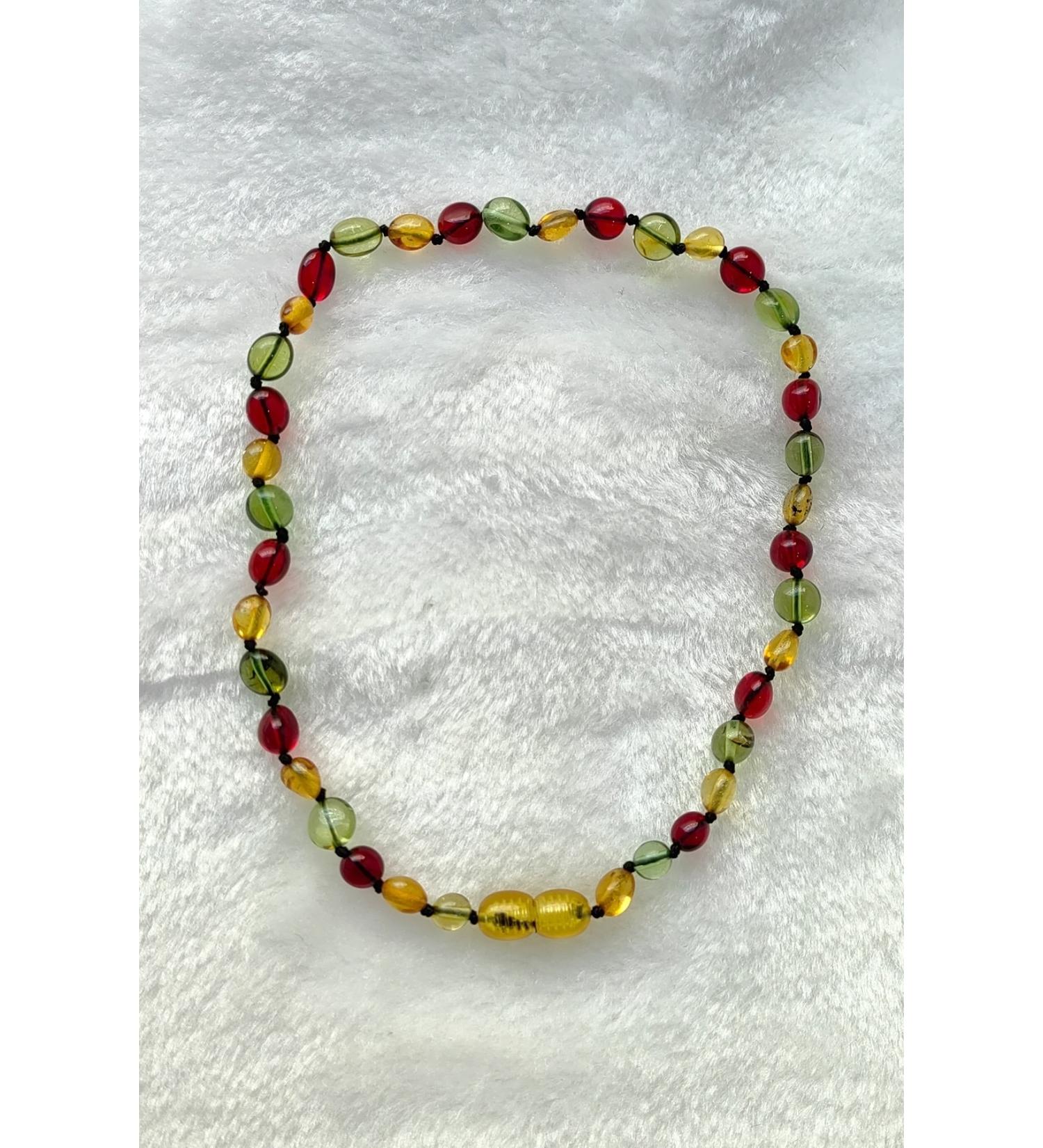 Chavin Children's Amber Tooth Necklace Ei49