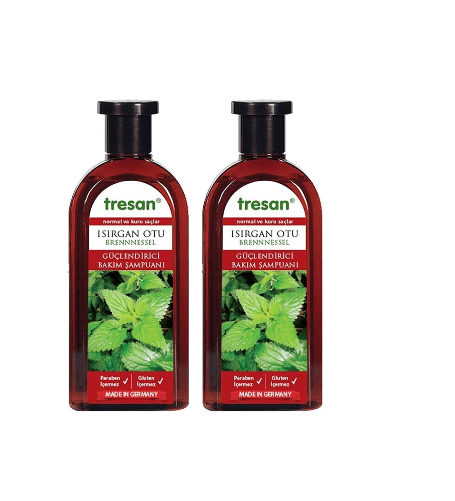 Tresan Nettle Shampoo Normal-Dry Hair 300 ml 2 Pieces