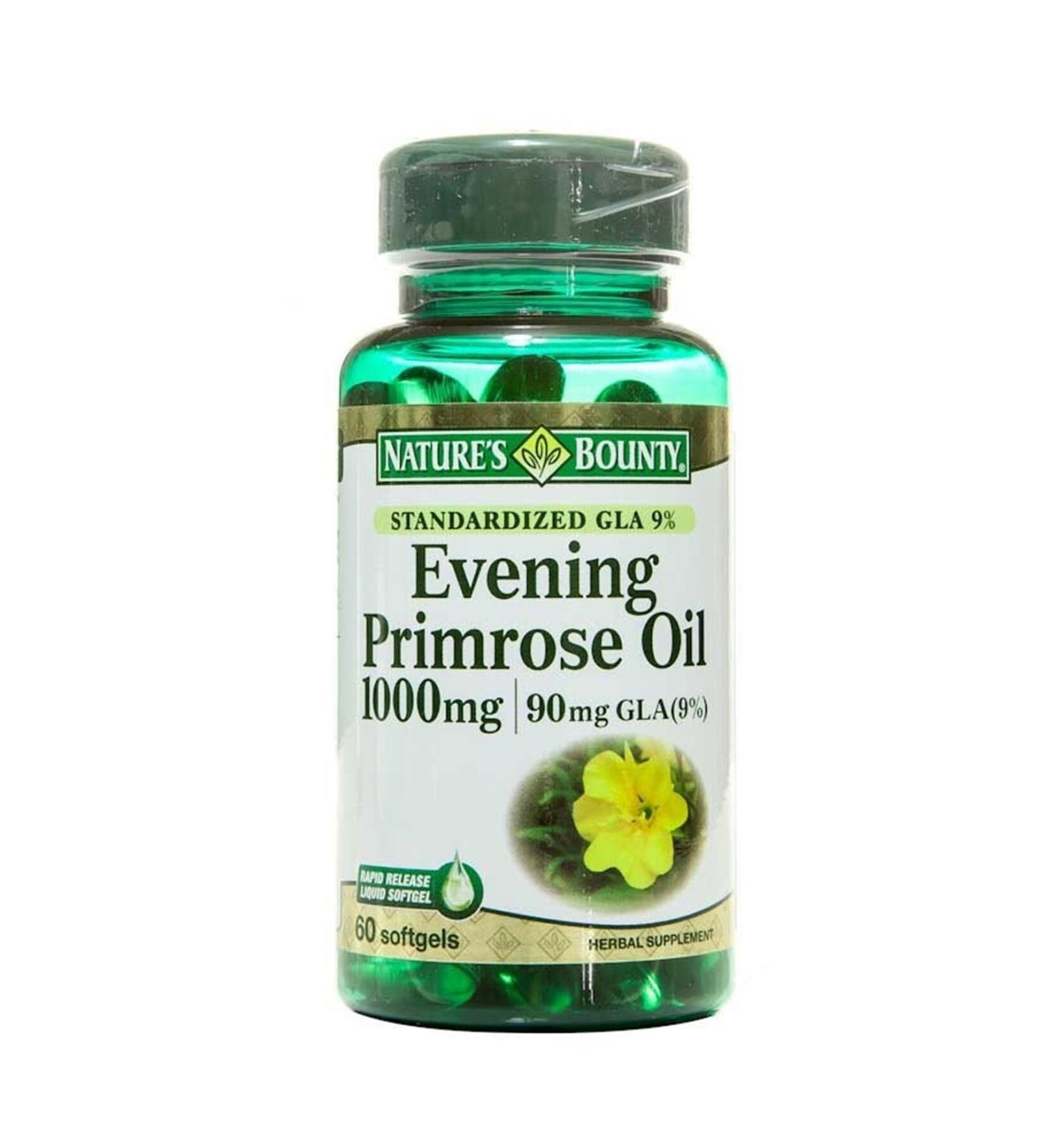 Natures Bounty Evening Primrose Oil 1000 mg 60 Capsules