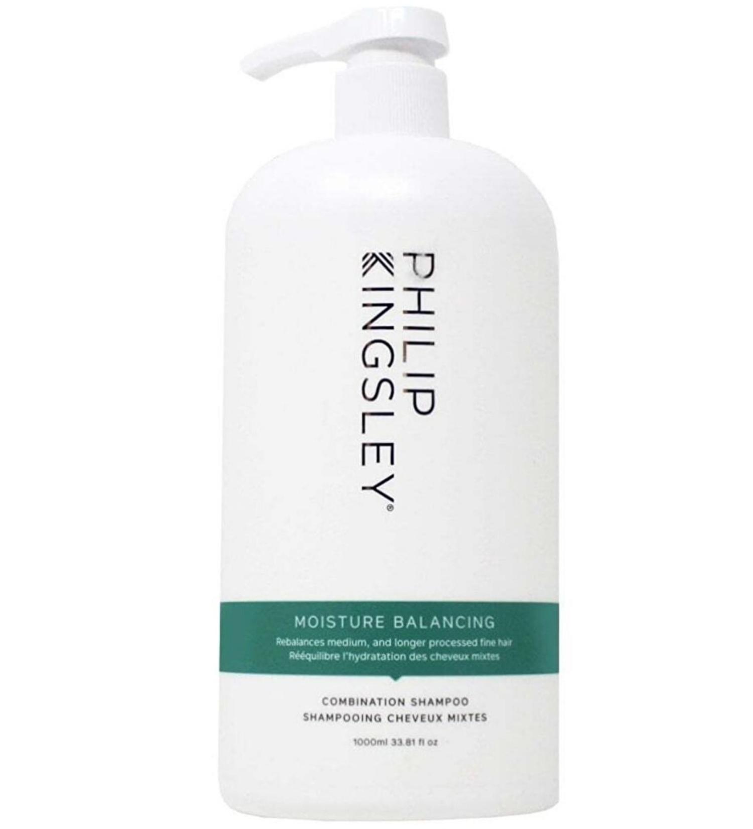 PHILIP KINGSLEY Moisture Balancing Shampoo - Moisture Balancing Shampoo for Tired Curly Hair Prone to Dryness