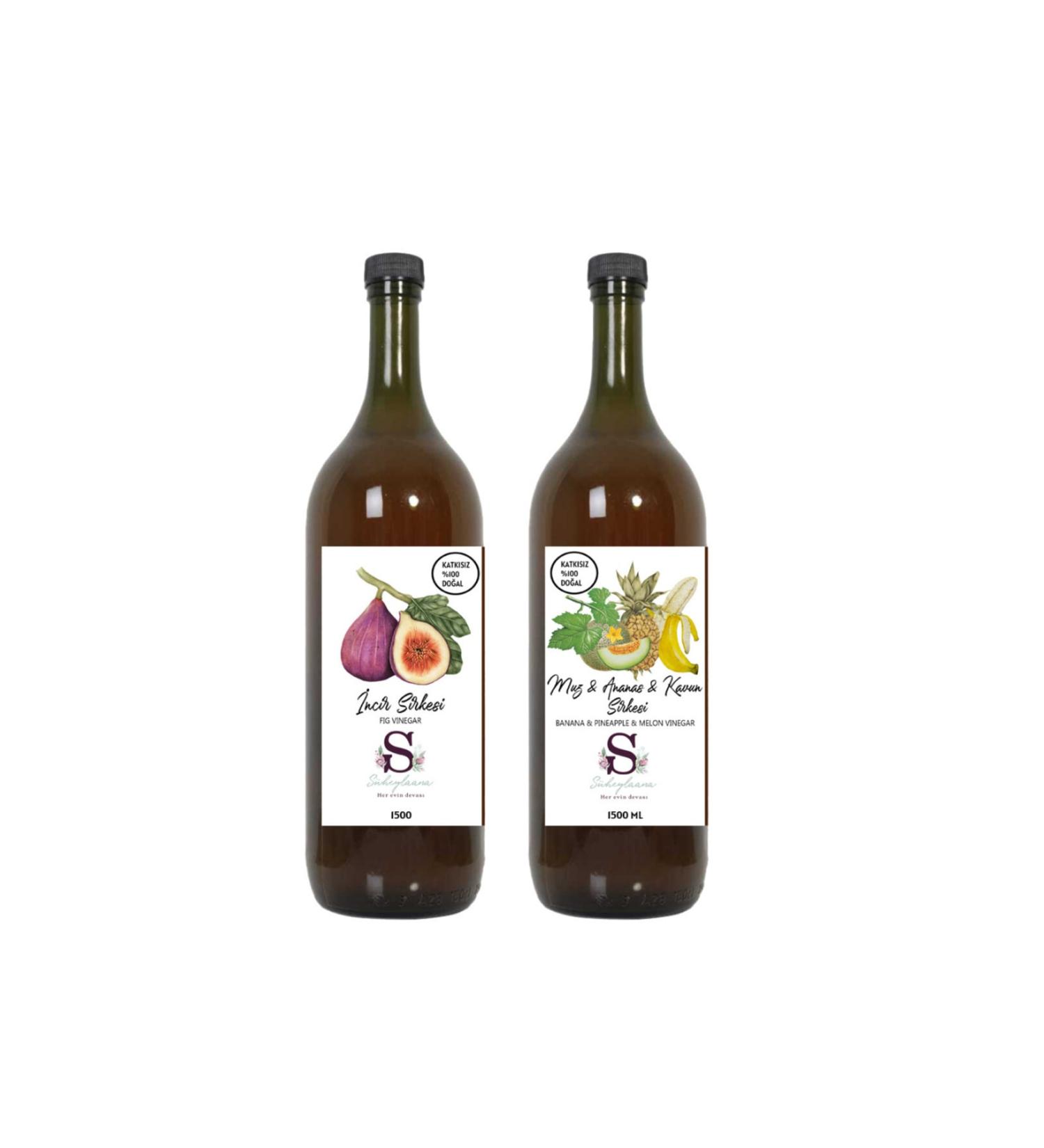 S heylaana Natural Fig & Banana & Pineapple & Melon Vinegar 1500 ml