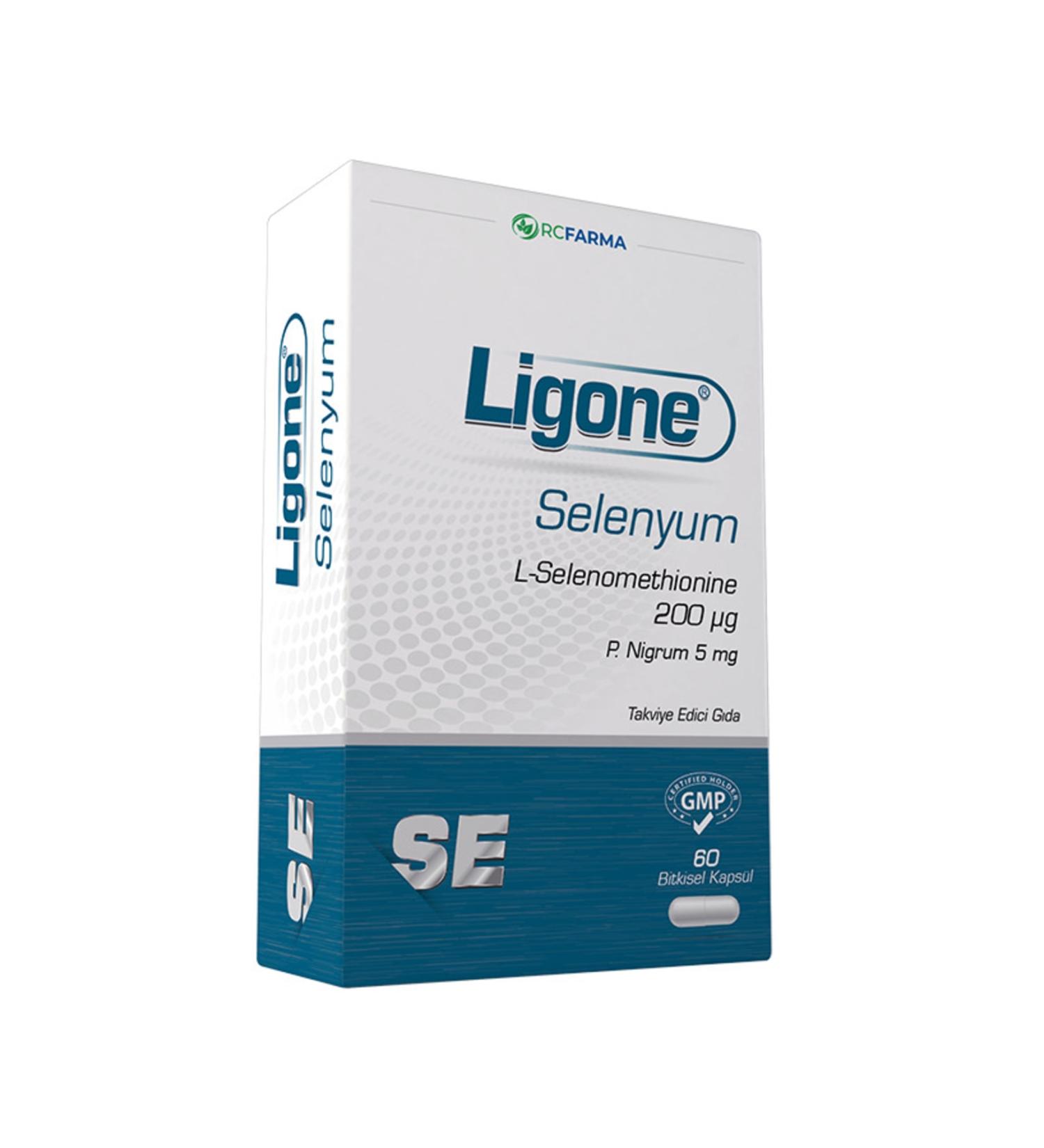 Ligone Selenium 60 Capsules - Buy Online on GoSupps.com