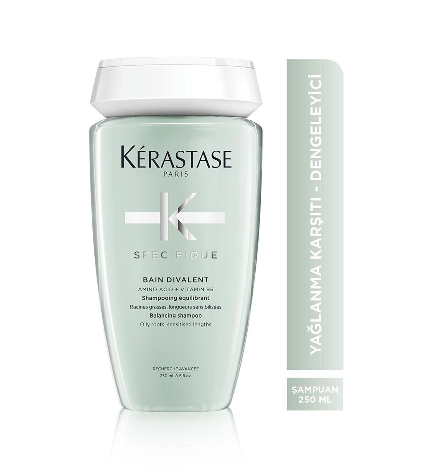 Kerastase Hair Care Vitamin B6 Specifique Bain Divalent Anti-Oily Shampoo 250ml - Buy Online on GoSupps.com