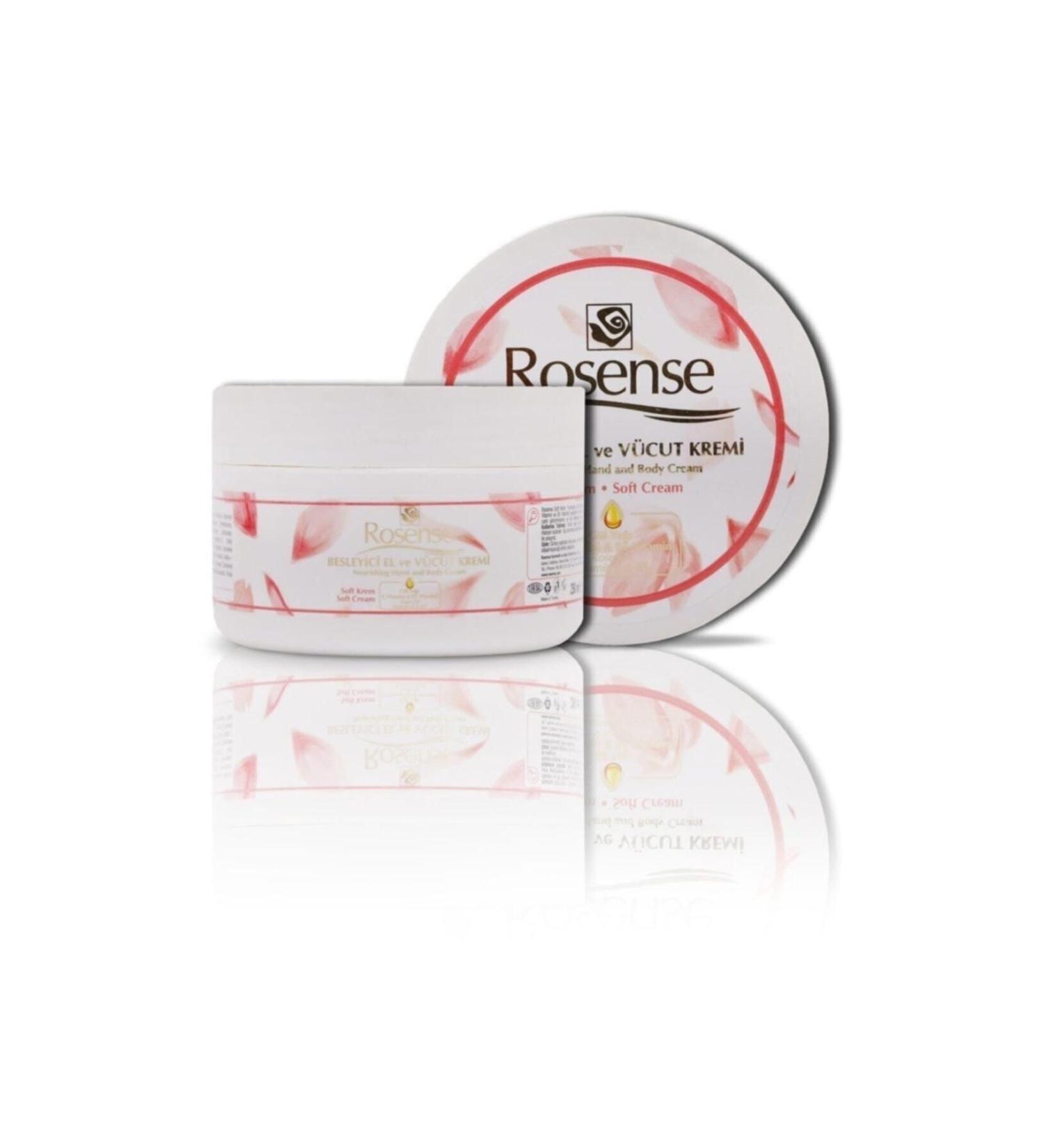 Rosense Rose Essence Nourishing Hand and Body Cream Soft Cream 250 ml.
