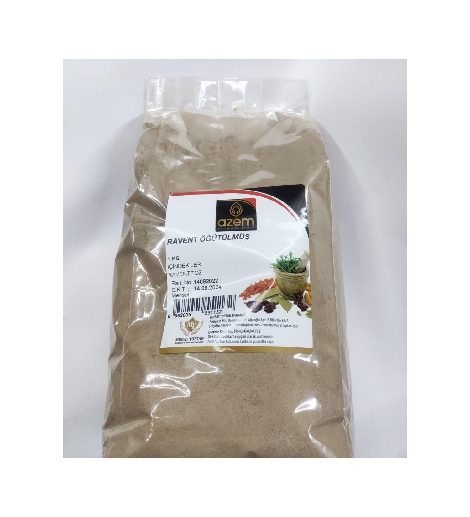 AZEM Natural Ground Rhubarb Root 100 Gr