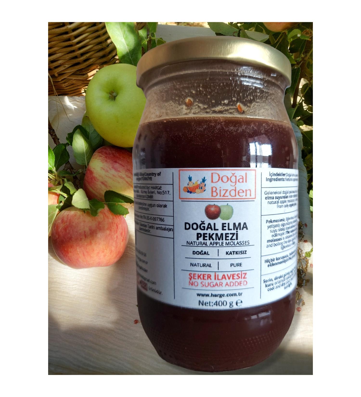 Natural Apple Molasses from Us No Sugar Added Apple Molasses 400 gr Glass - Buy Online on GoSupps.com