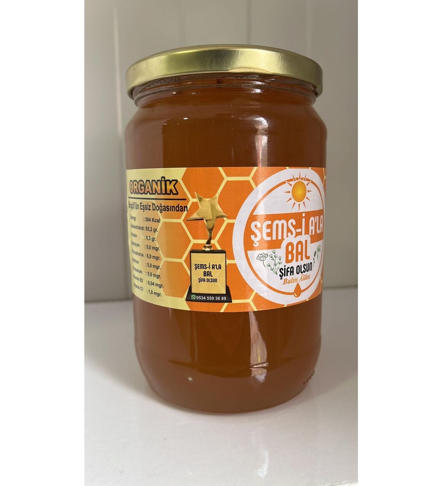 EMS A'LA ems-i A'la Organic Bing l Flower Honey 1000 Gr