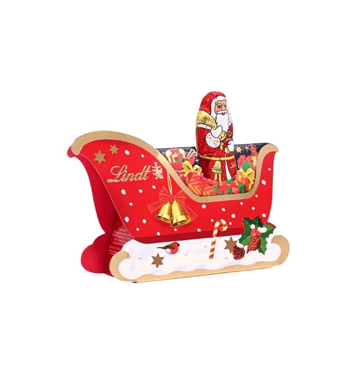 Lindt Mini Santa Im Schlitten 60 G