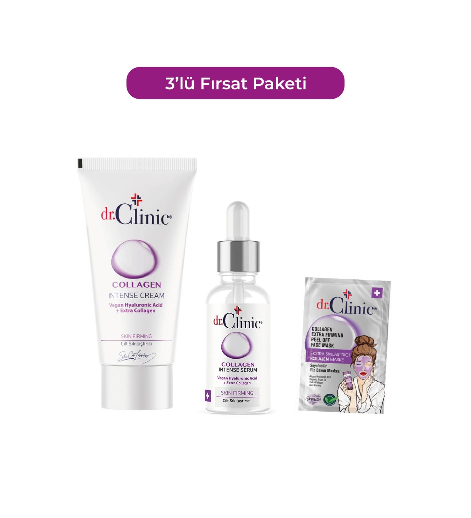 Dr. Clinic Intensive Collagen Cream + Serum + Mask Set