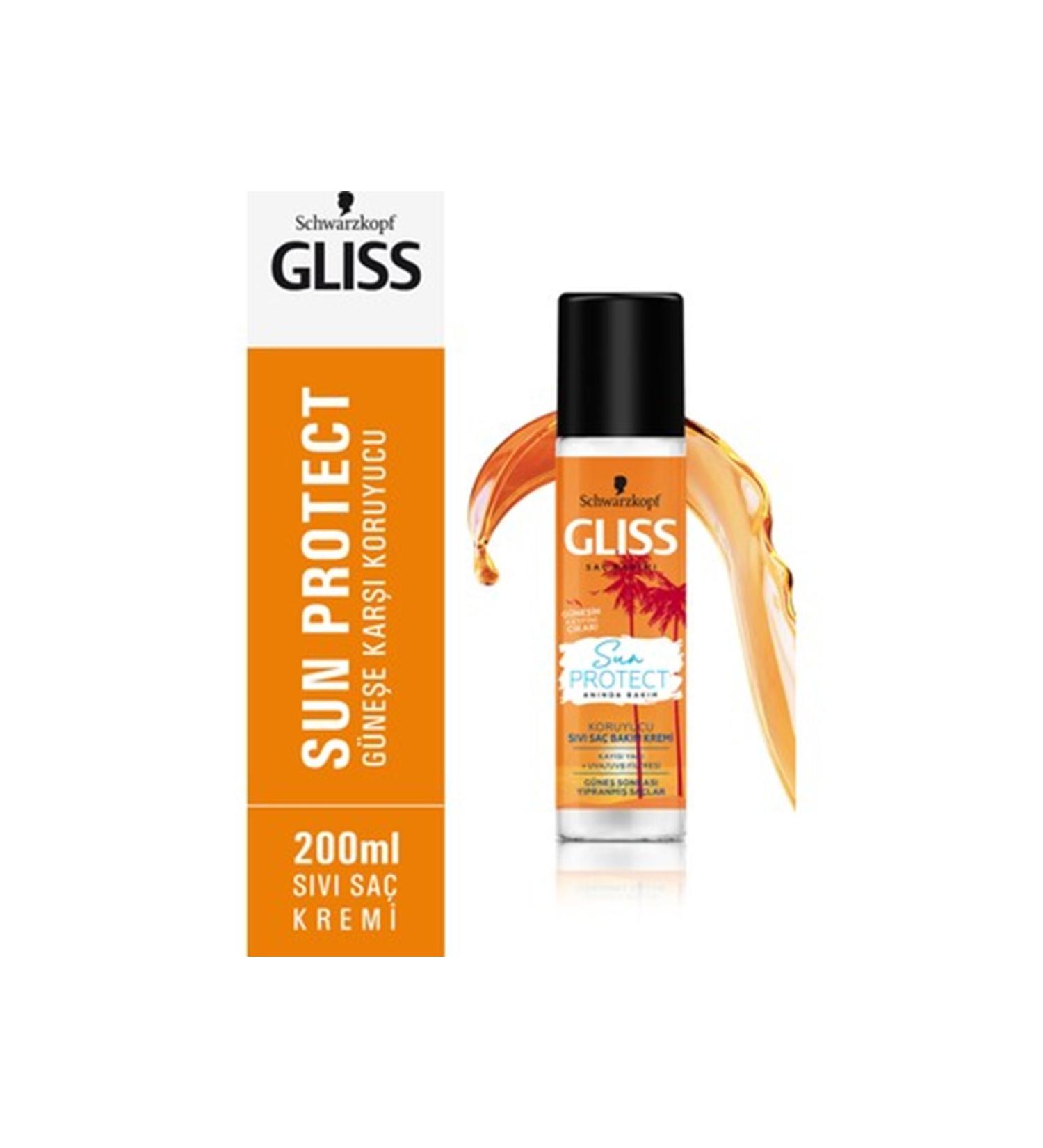 Gliss Sun Protect Liquid Hair Conditioner 200 Ml