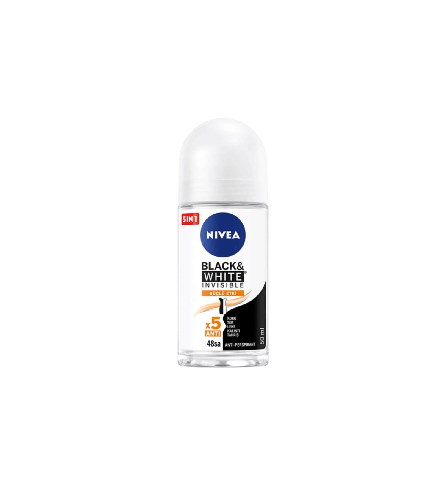 NIVEA Black And White Strong Effect Roll-on 50 Ml