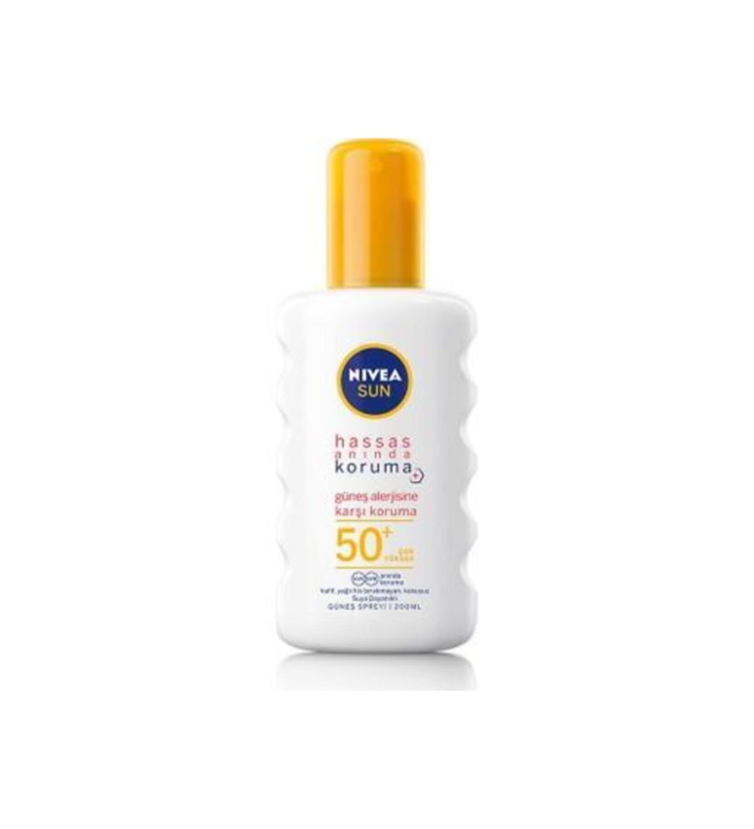 NIVEA Sun Sensitive Instant Protection 50+ Sun Allergy Protection 200 ml