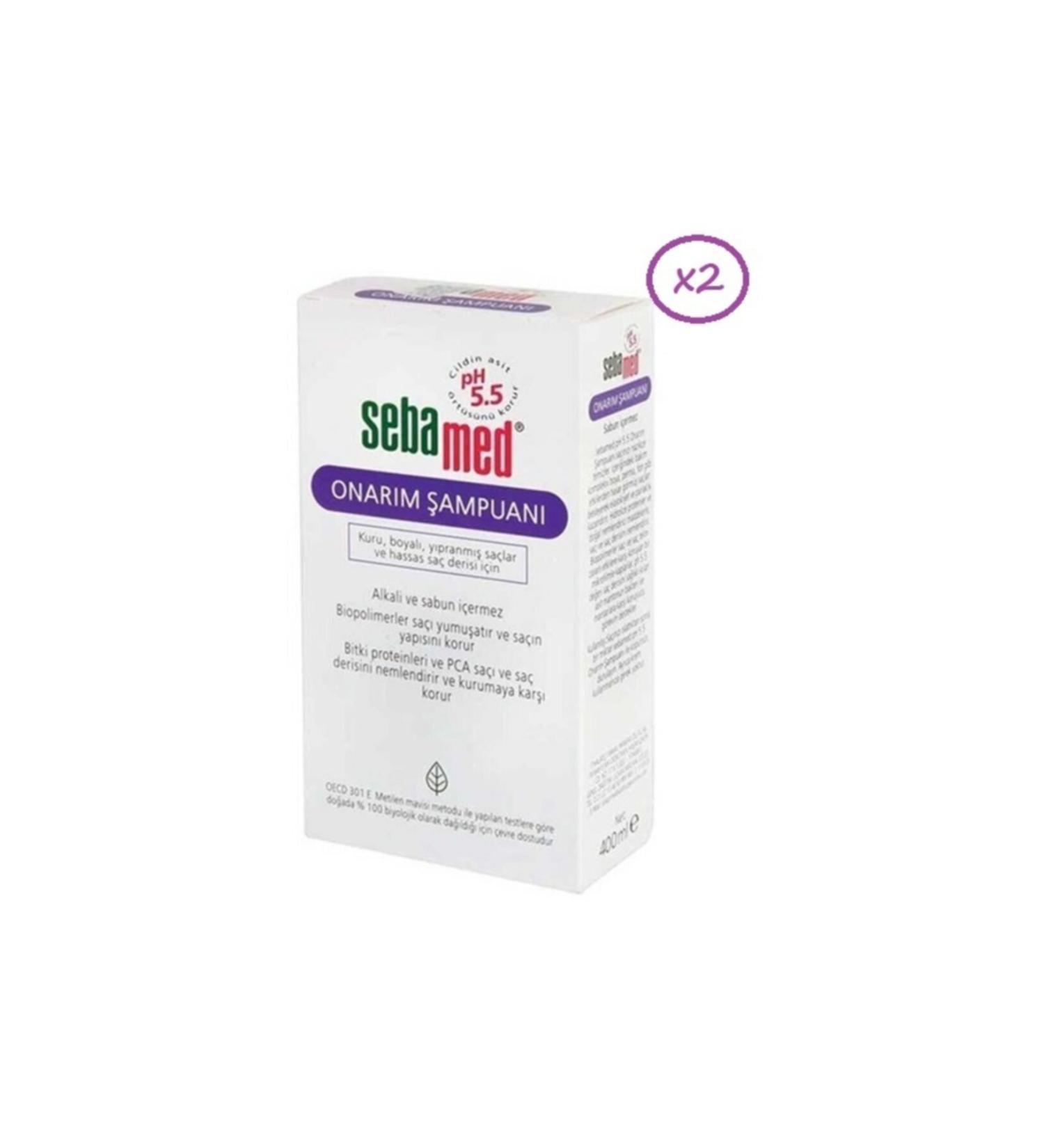 Sebamed Repair Shampoo 400 Ml (2 Pieces)