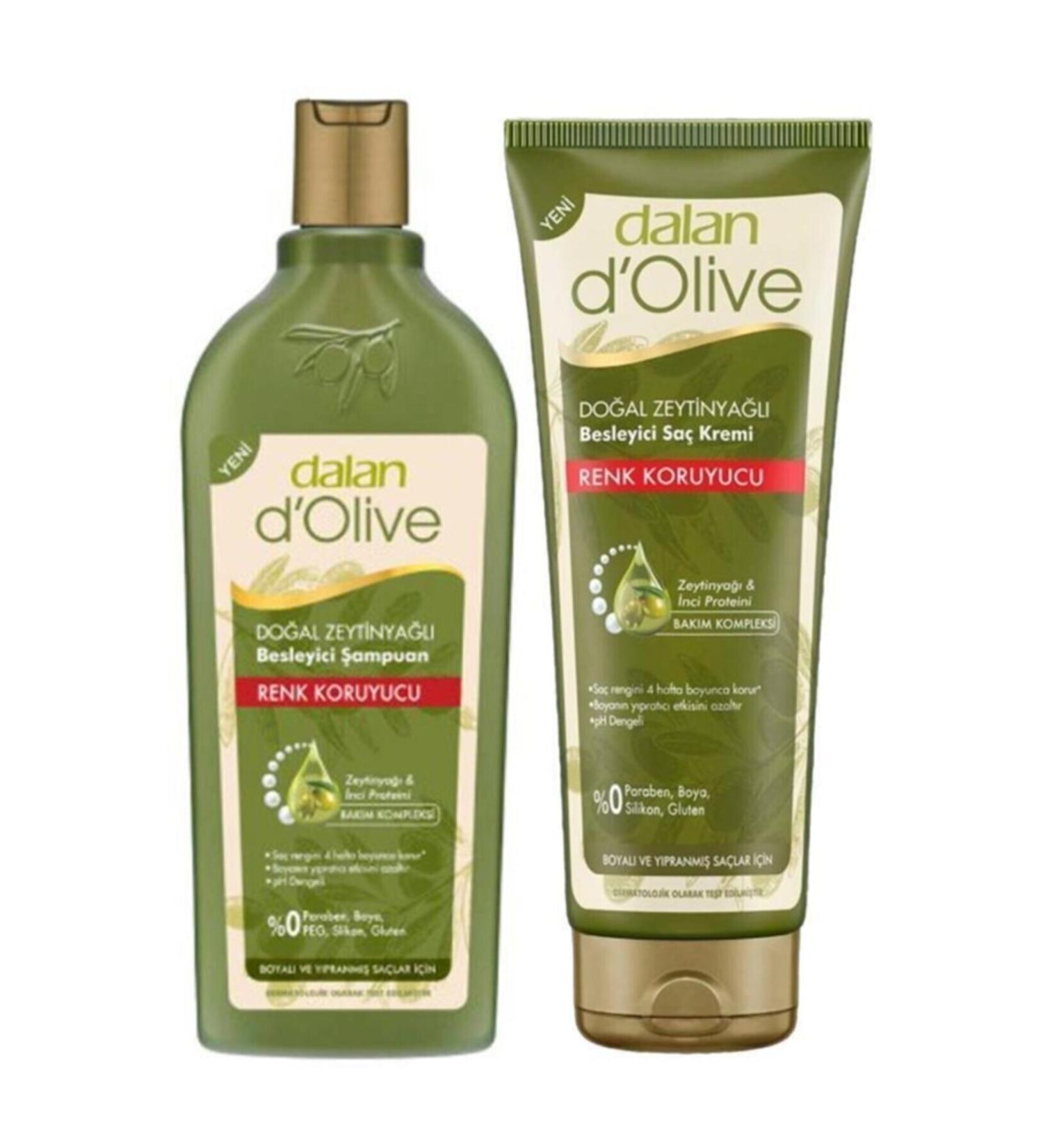 Dalan Color Protection Shampoo 400 Ml + Hair Conditioner Gift 200 Ml