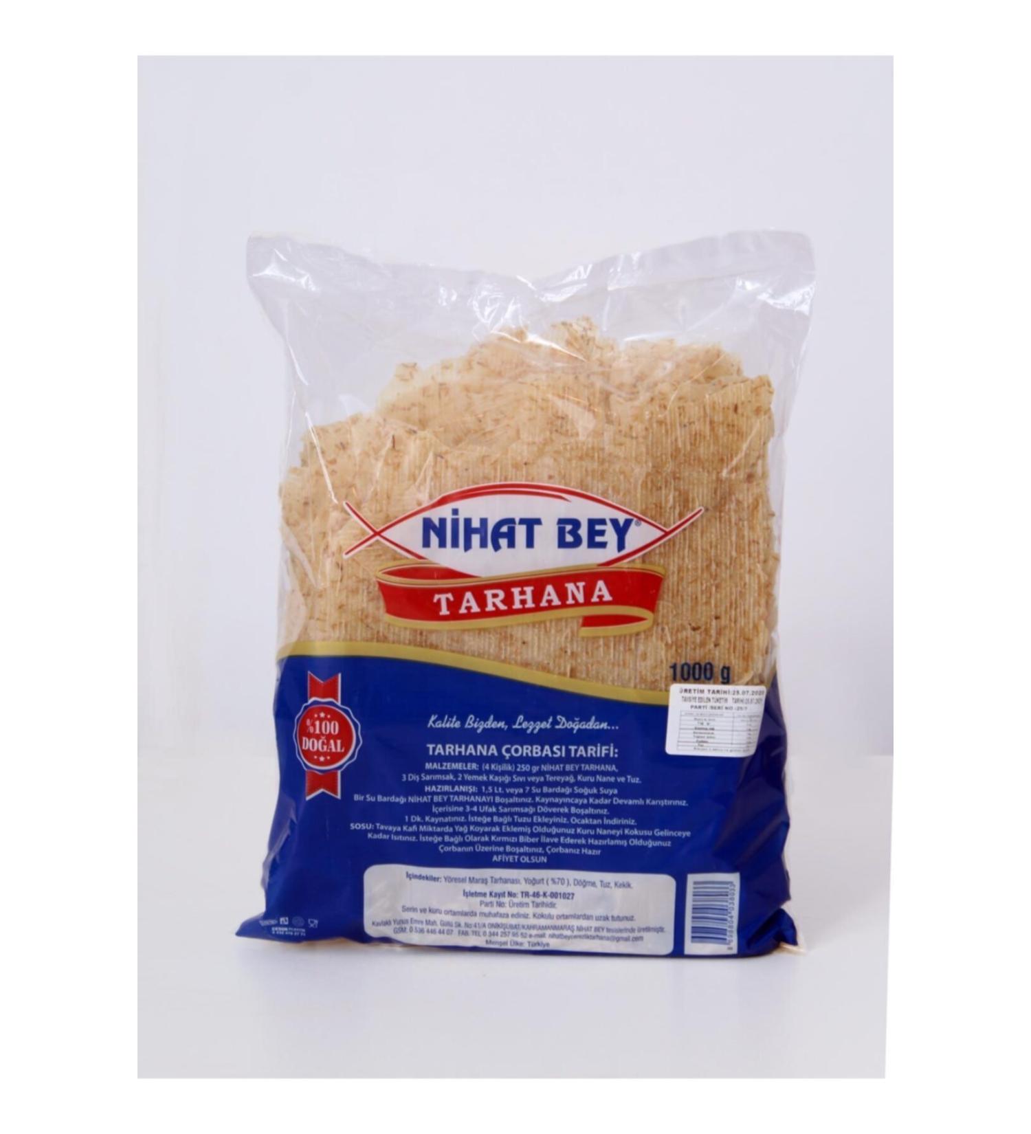 Nihat Bey Mara Tarhana for Snacks 1000 gr