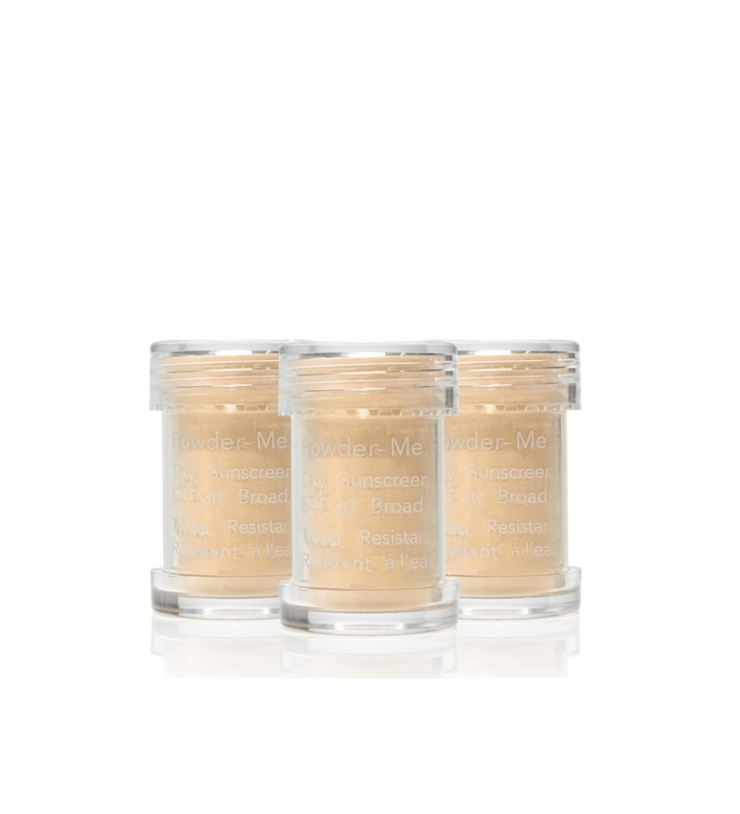 Jane Iredale Powder-me Spf30 Dry Sunscreen -refill 3-pack -face and body powder # Tanned 3 * 2.5 Gr. - Buy Online on GoSupps.com
