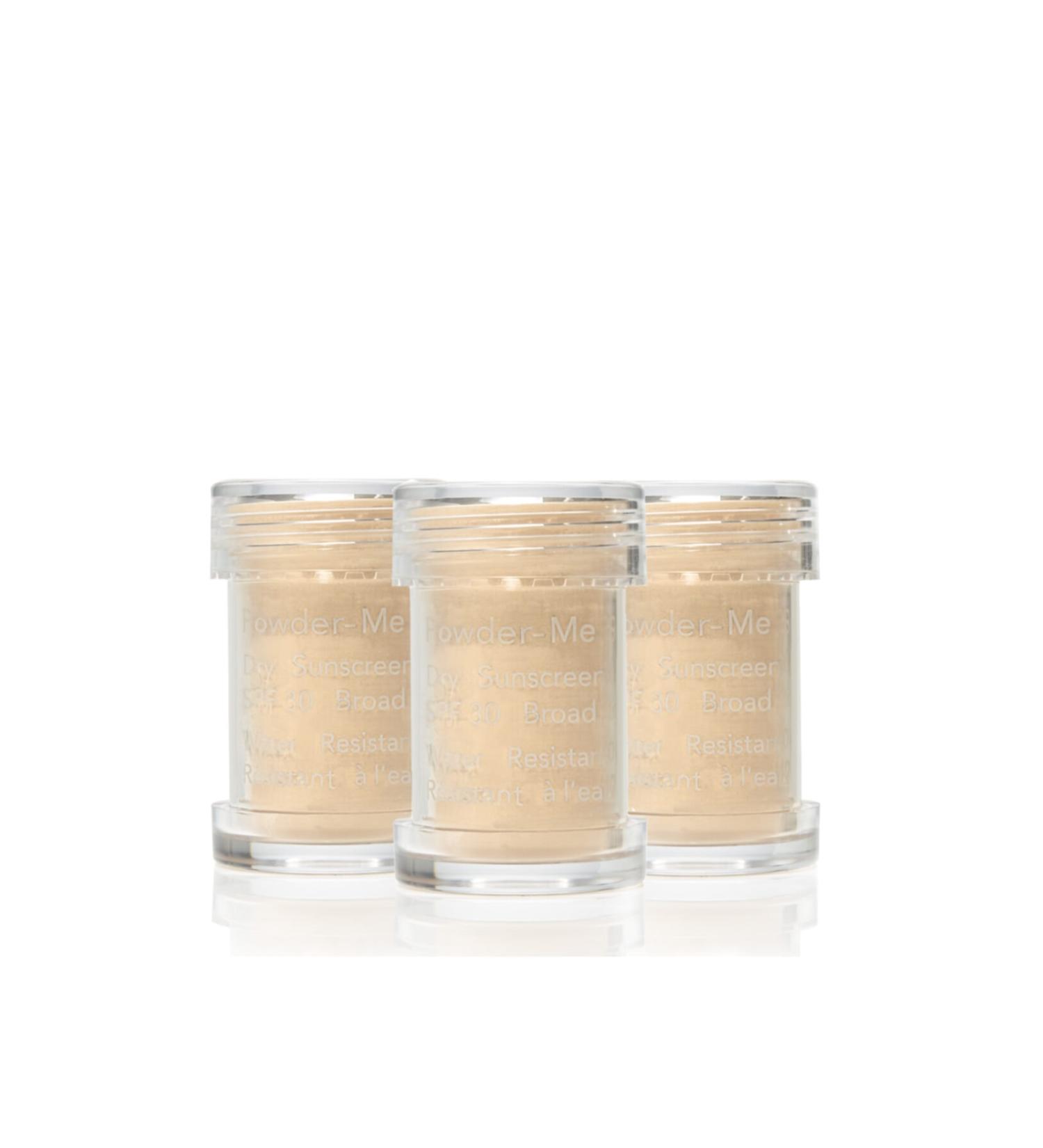 Jane Iredale Powder-me Spf30 Dry Sunscreen -refill 3-pack -face and body powder # Golden 3 * 2.5 Gr. - Buy Online on GoSupps.com