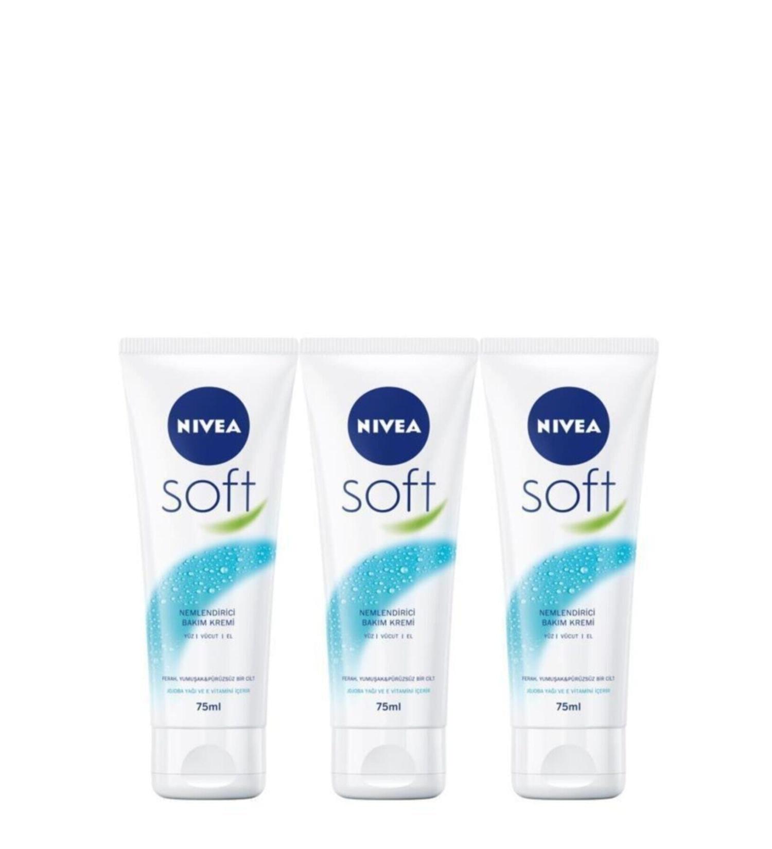 NIVEA Cream Soft 75 Ml. X 3 Pieces