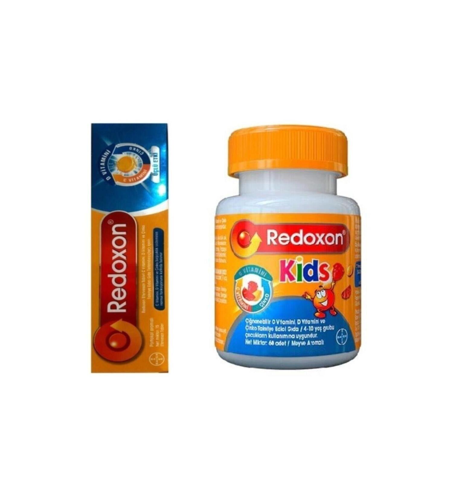 Redoxon Triple Effect 15 Effervescent Tablets + Kids 60 Tablets