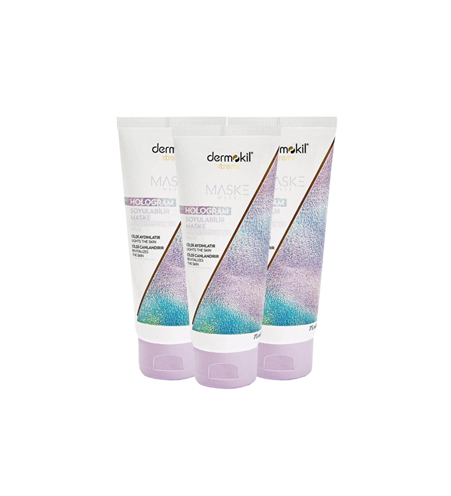Dermokil Hologram Peelable Face Mask 75 ml X 3 Pieces