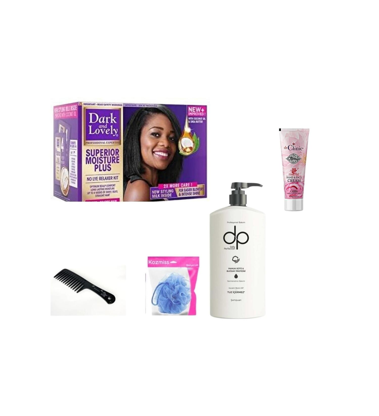 Dark & Lovely And Lovely Hair Straightener Set + Gift Rose Hand Cream