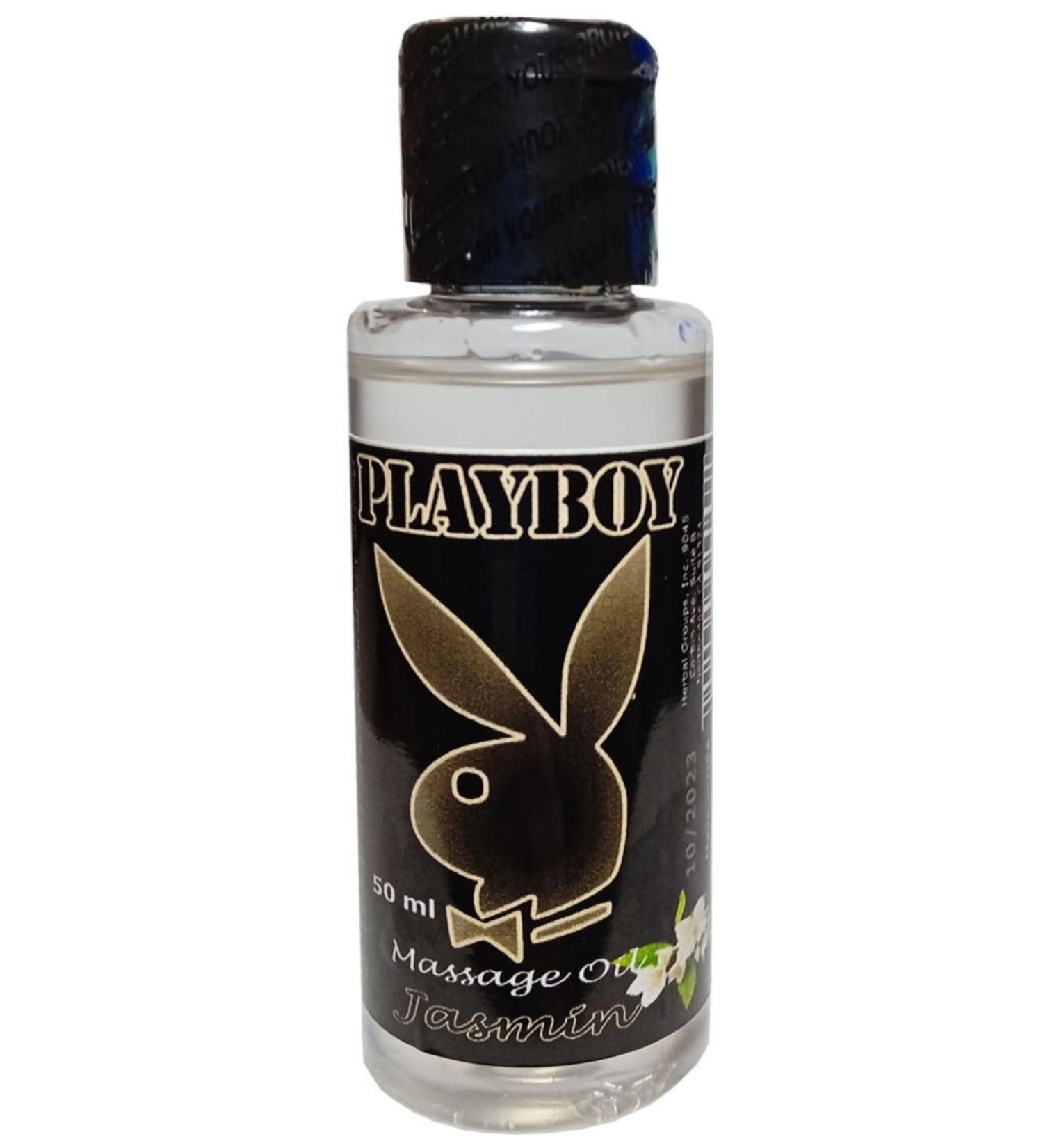 Playboy Massage Oil Jasmine Flavor Aromatherapy 50ml / Massage Oil Jasmin Flavor Aromatherapy