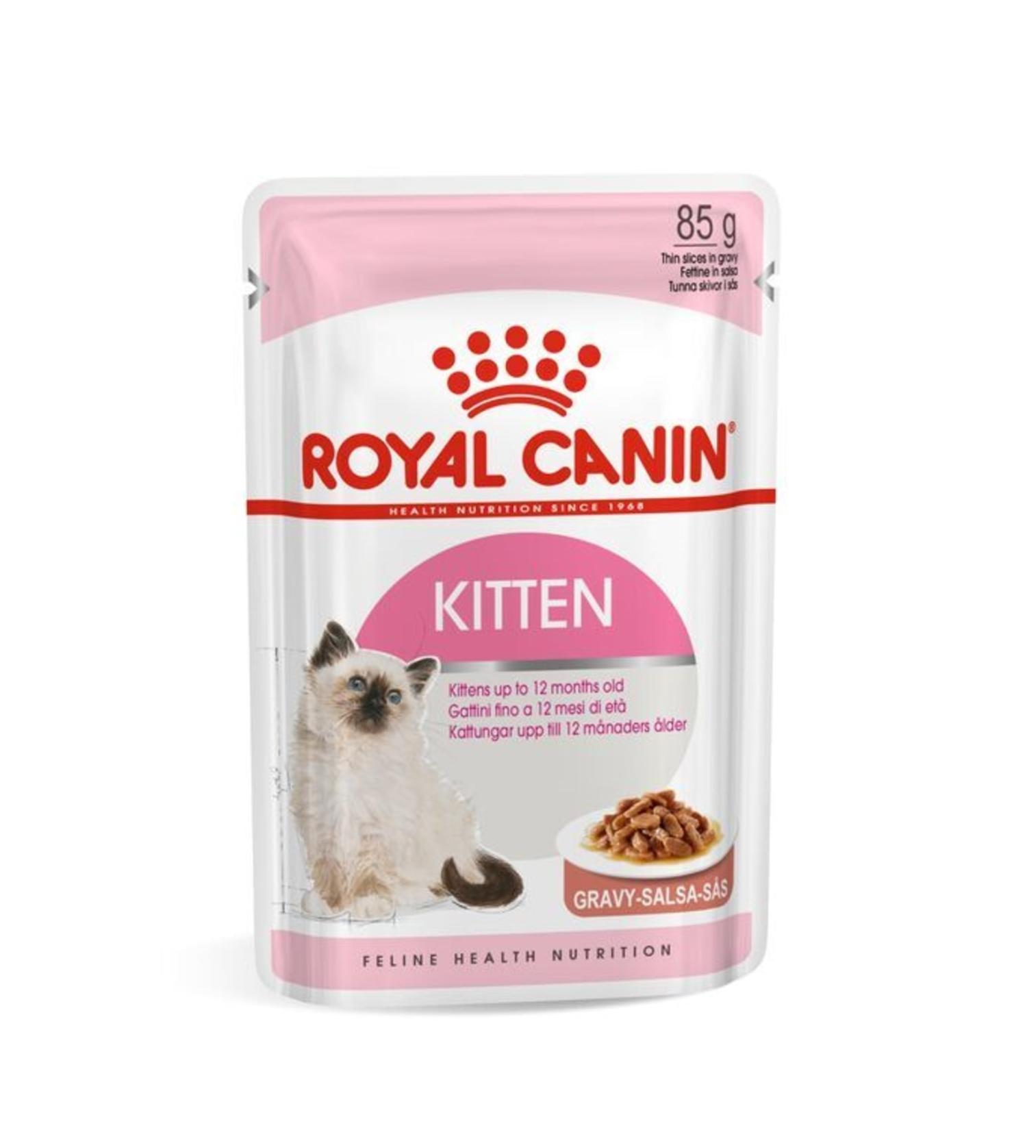 Royal Canin Kitten Instinctive Gravy Pouch Kitten Food 12 X 85 G
