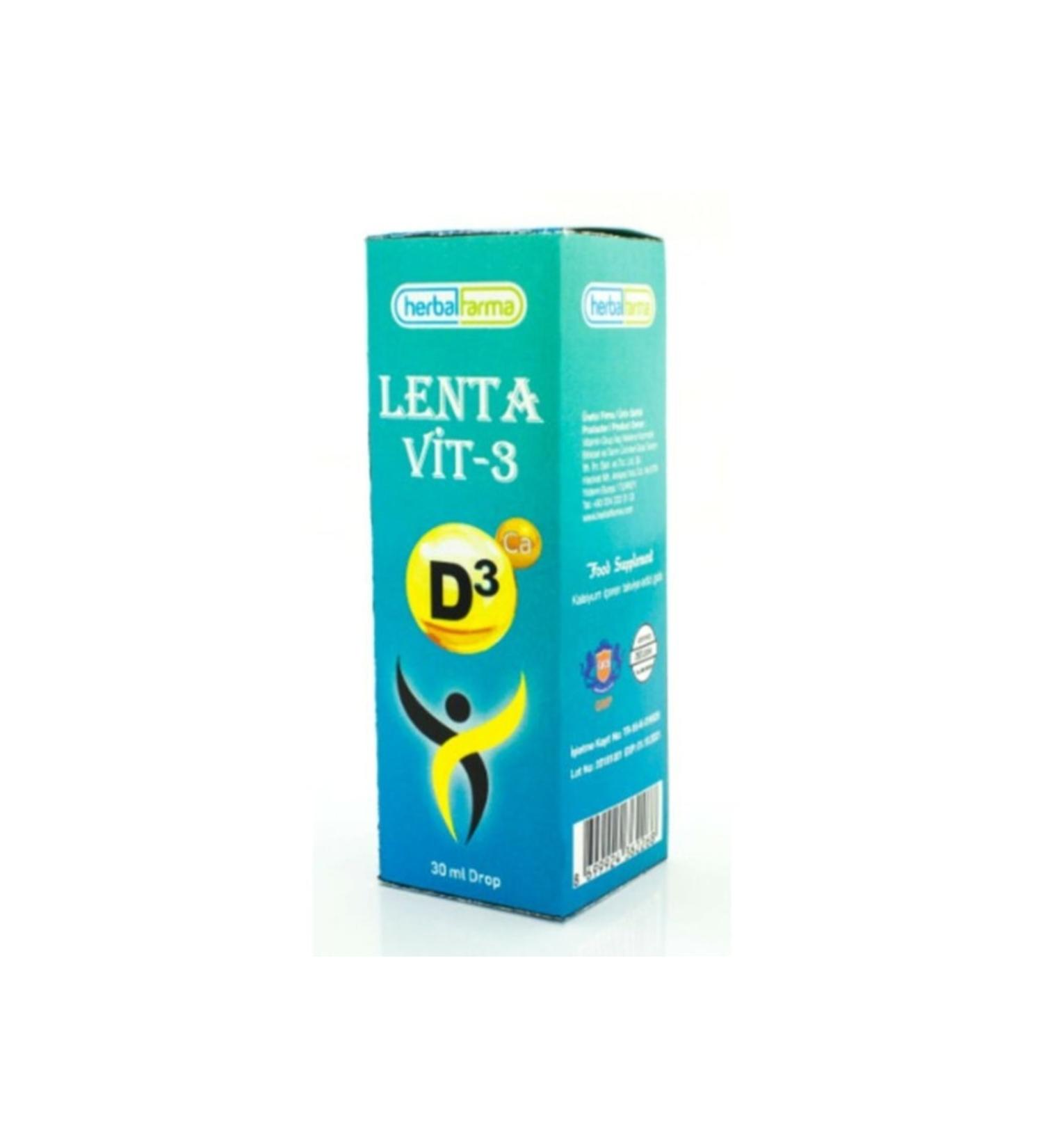 Herbalfarma Herbal Farma Lentavit Vitamin D3 Drops