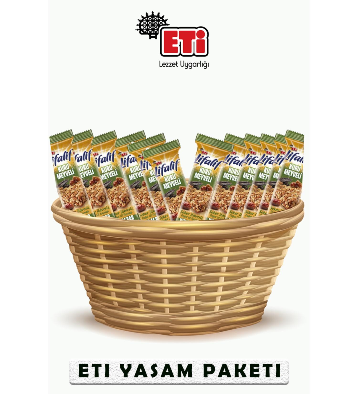 Eti Lifalif Dried Fruit Oatmeal Bar 35 G X 12 Pieces