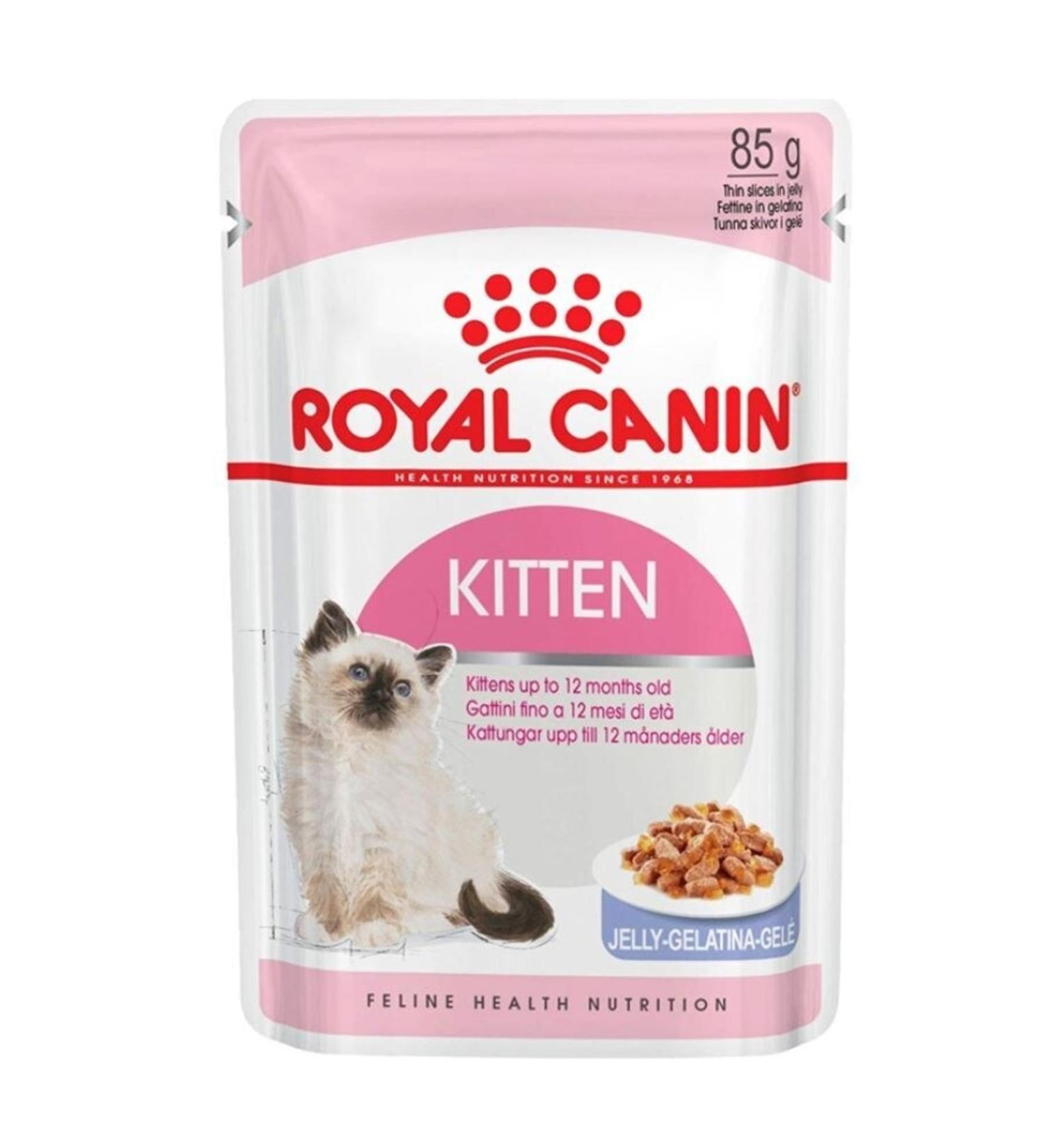 Royal Canin Kitten Instinctive In Jelly Pouch Kitten Wet Food 48 X 85 G