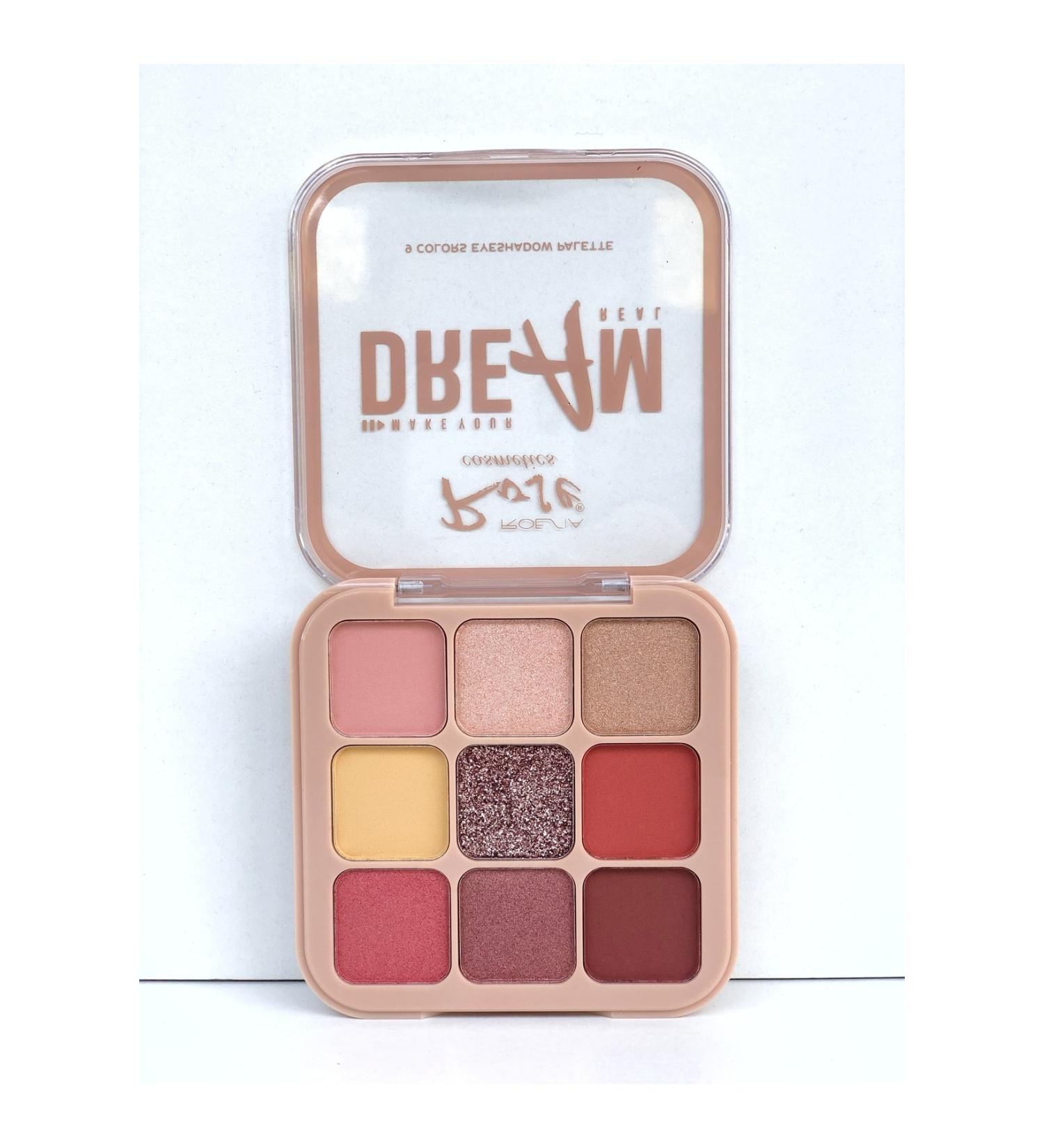Roesia Rose Cosmetics Rose Dream Real 9-Piece Glitter Eyeshadow Palette