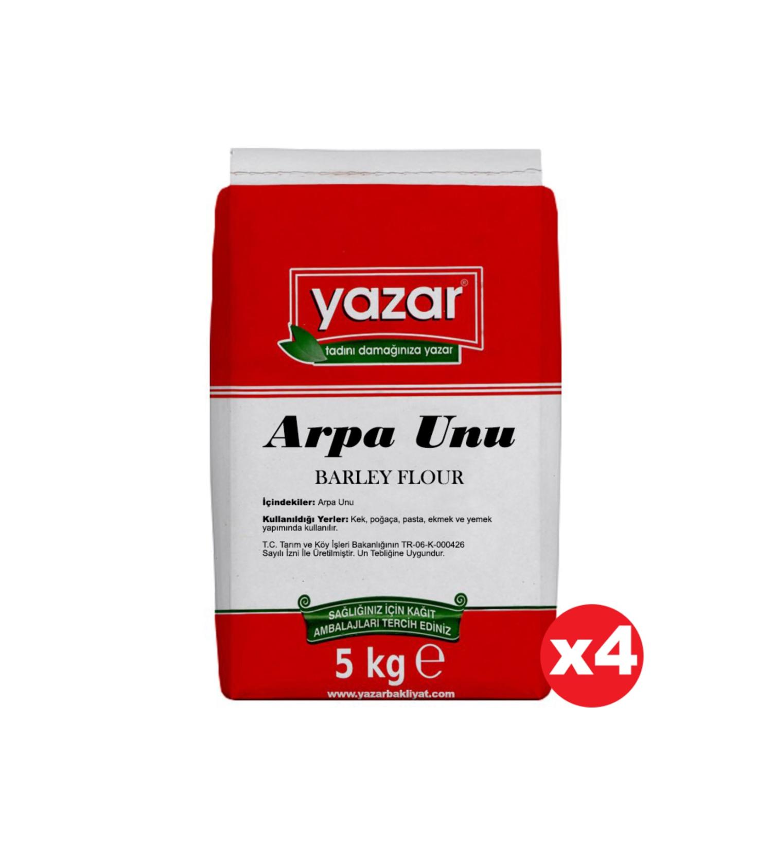 WRITER Stone Milled Barley Flour 5 Kg X 4 Packs