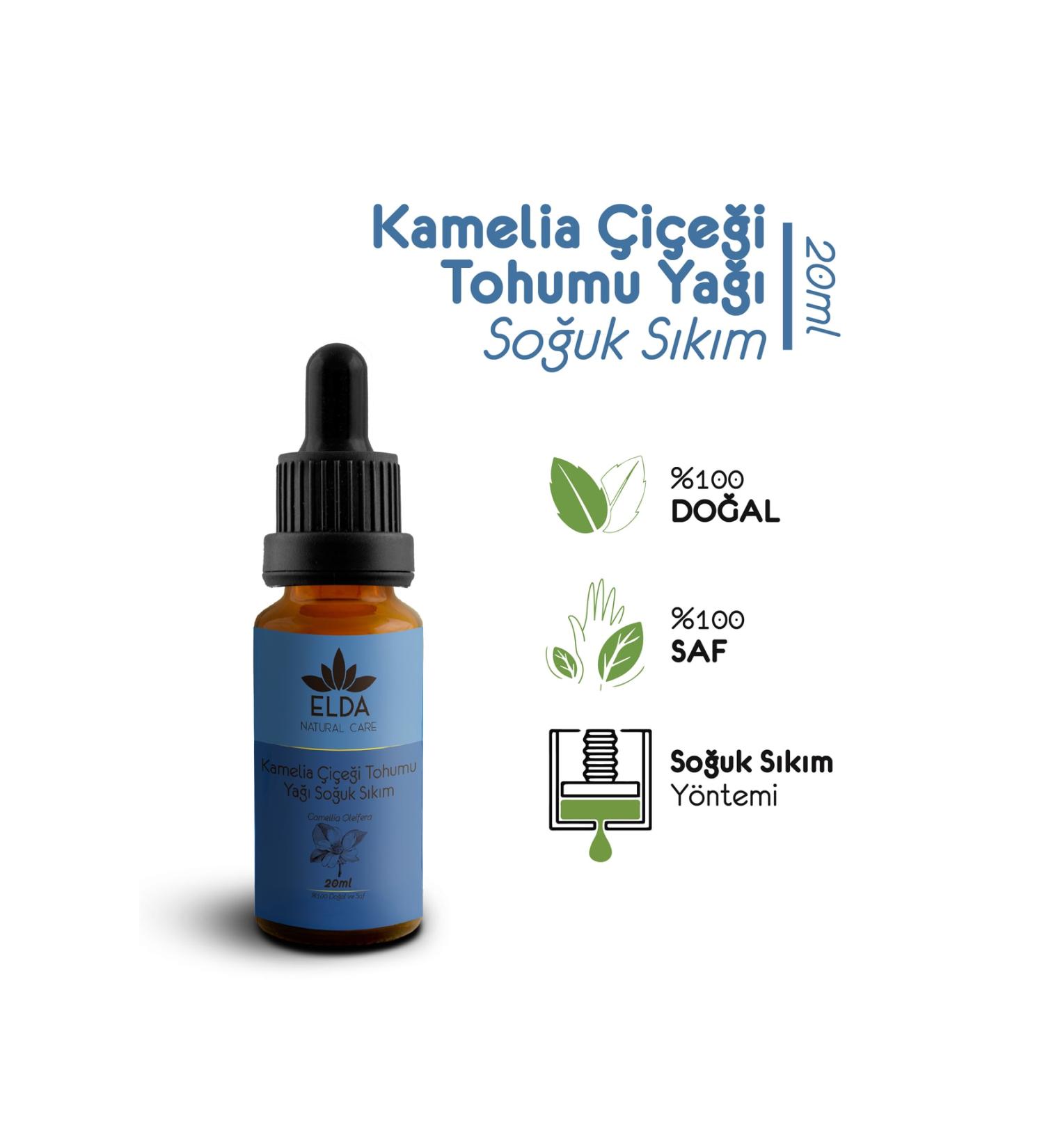 EldaNaturalcare Camellia Seed Oil Cold Pressed 20ml