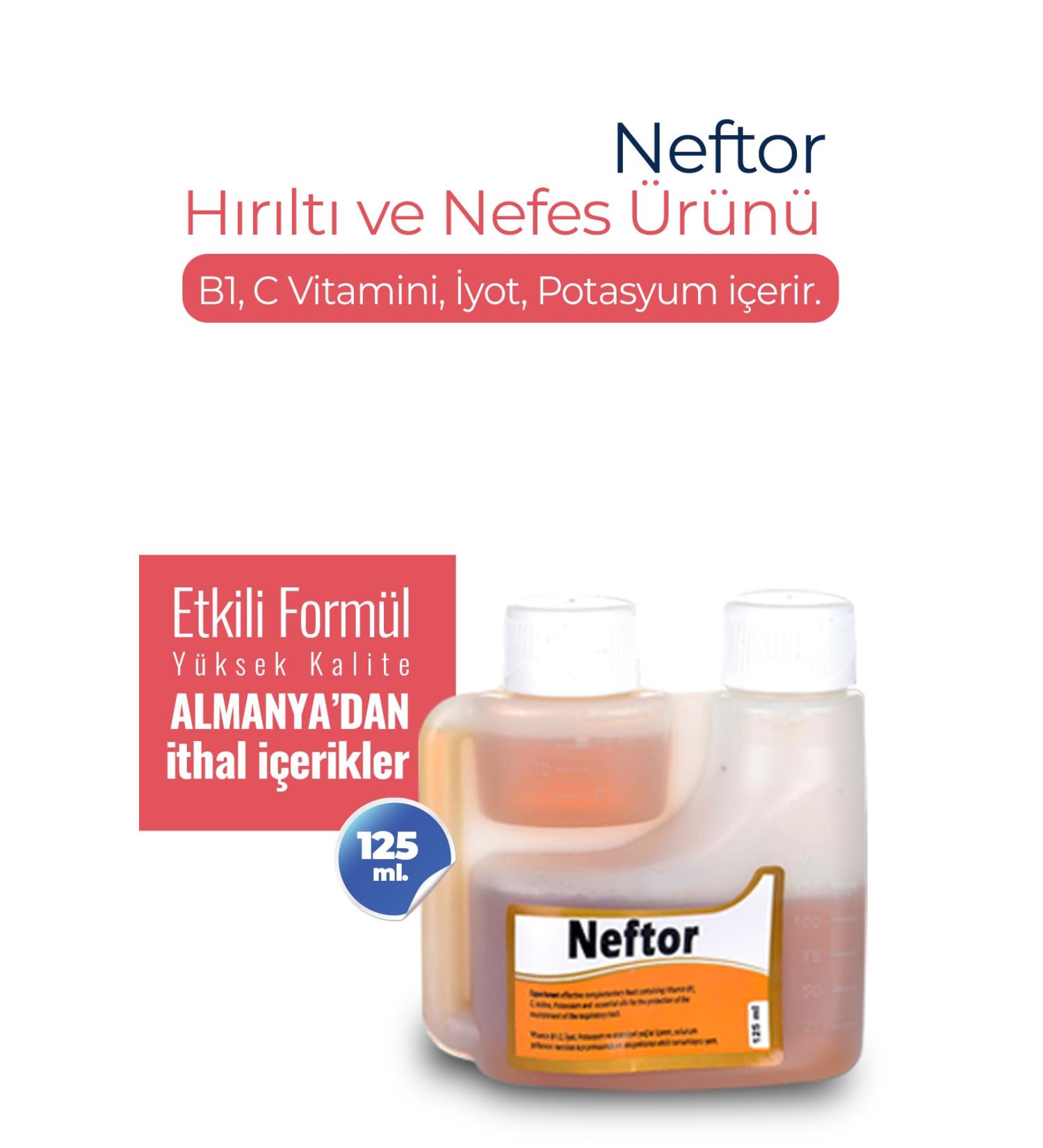 NEFTOR Wheezing and Breathing Product for Birds 125 ml