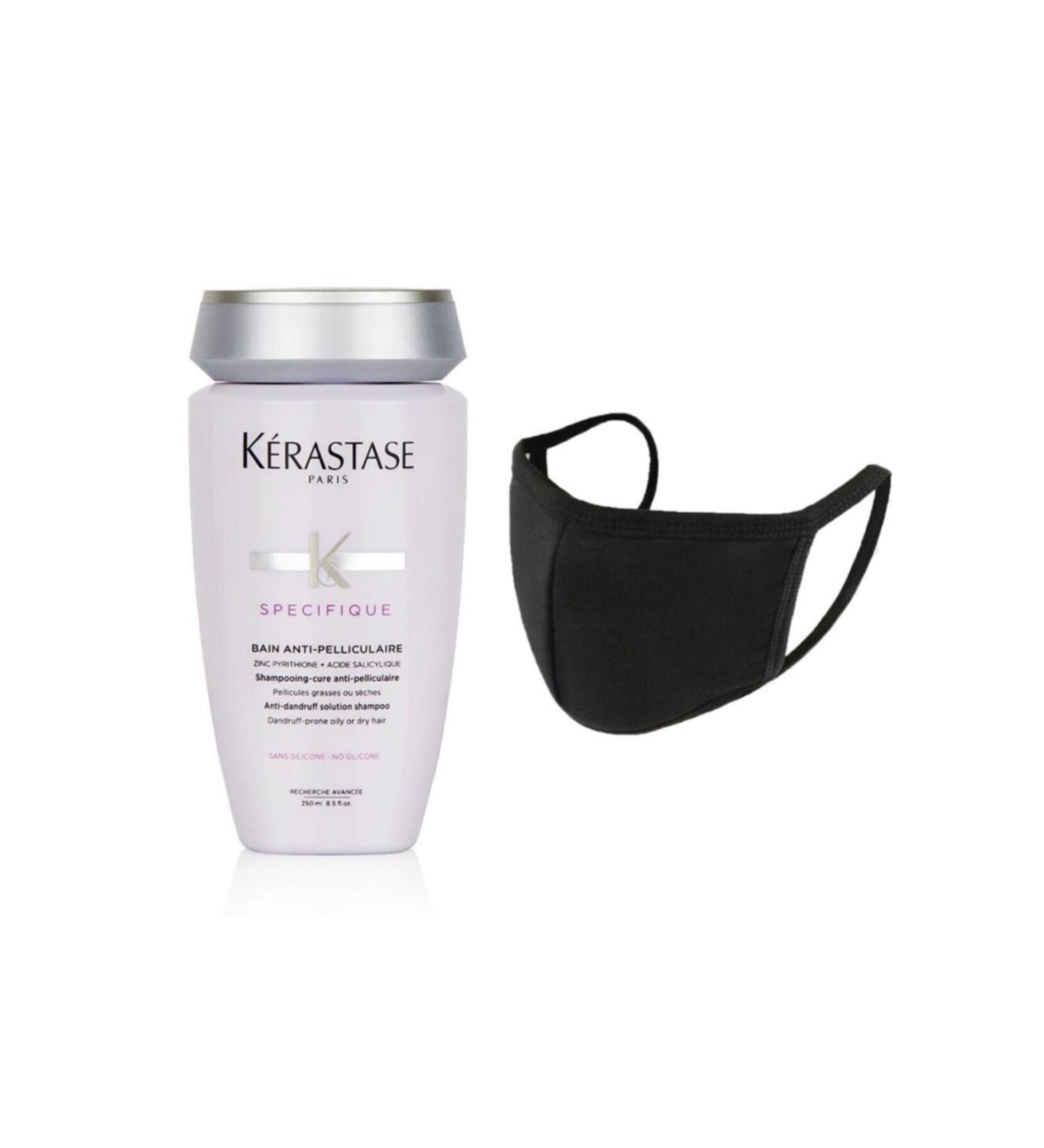Kerastase Anti Pelliculaire Silicone-Free Shampoo 250 ml + Black Mask