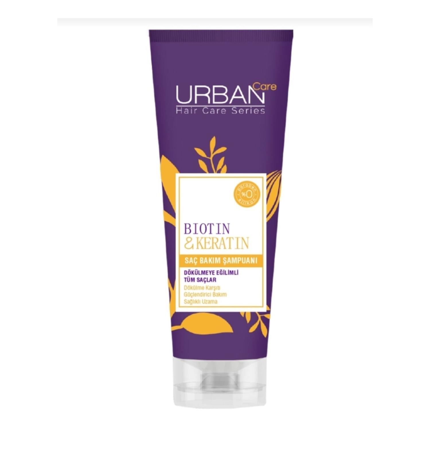 Urban Care Anti-Hair Loss Growth Shampoo Containing Biotin and Keratin 250 ml