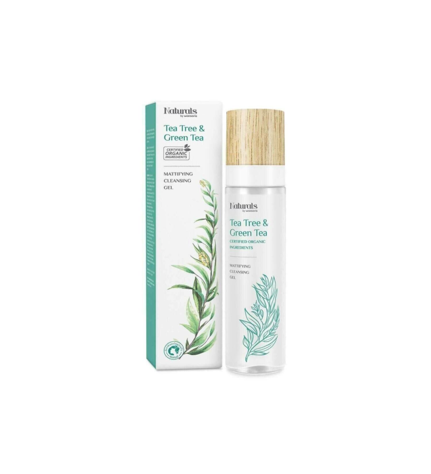 Naturals By Watsons Tea Tree And Green Tea Facial Cleansing Gel 150 ml